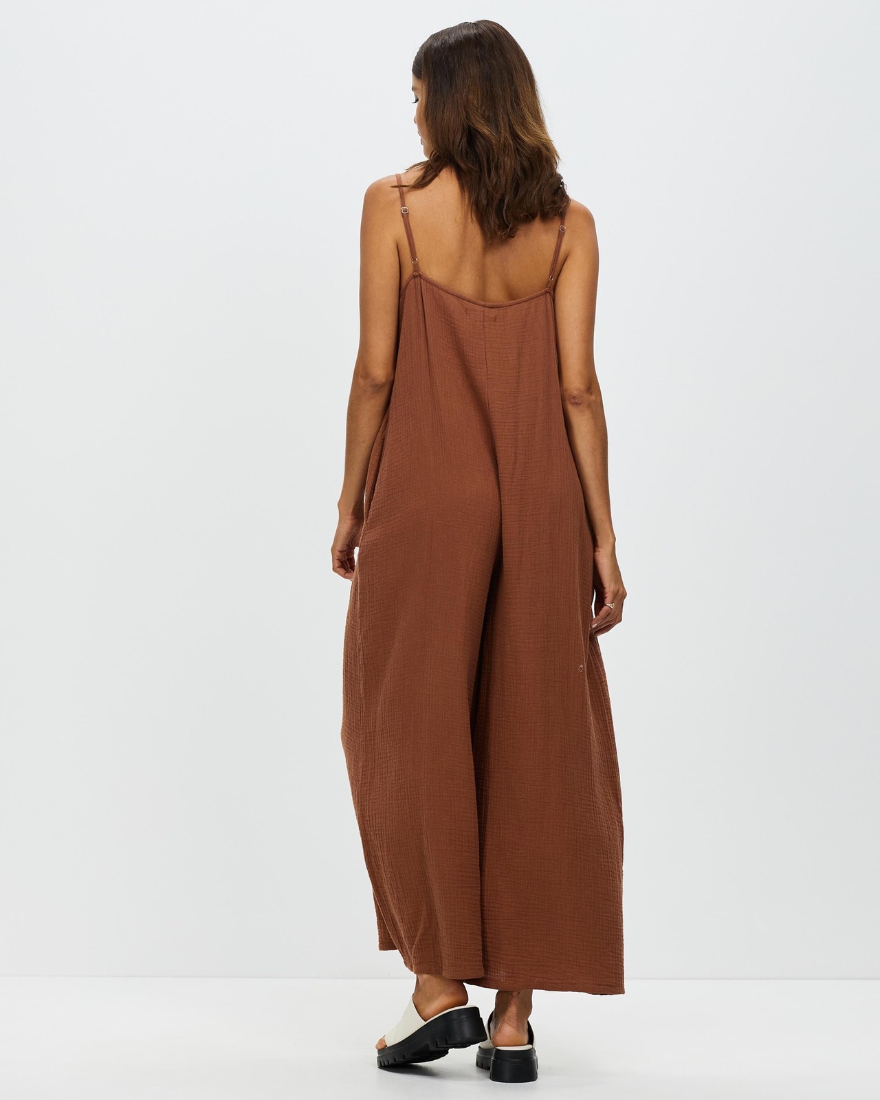 Organic Cotton Crinkle Jumpsuit