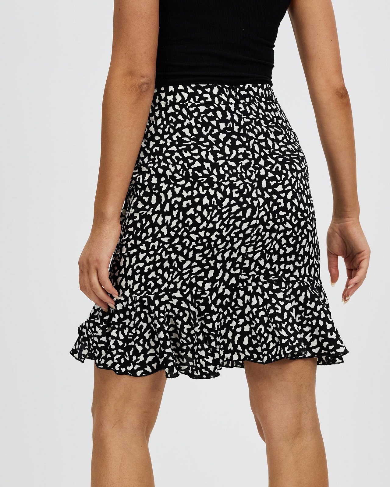 Joya Ruffle Mini Skirt