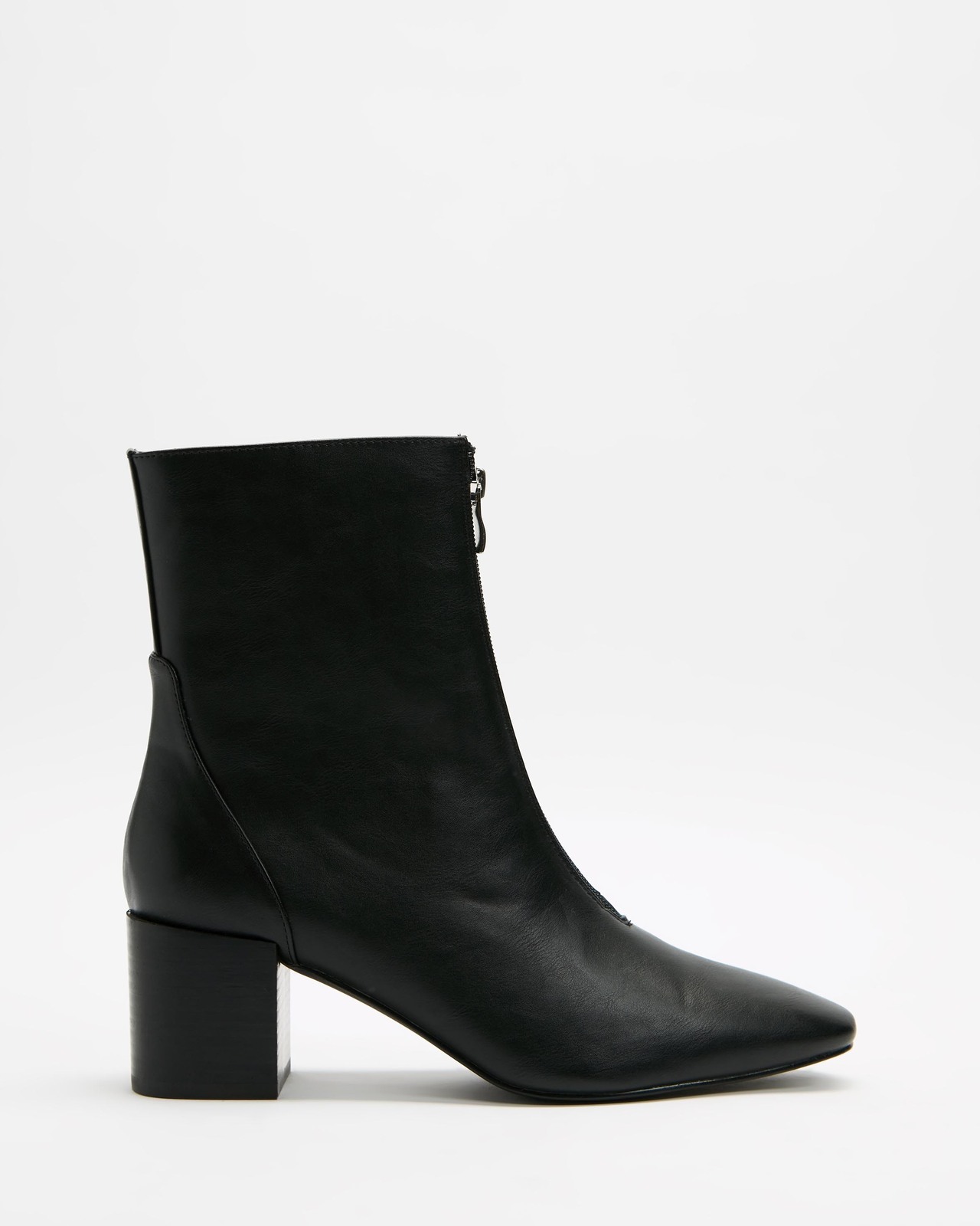 Erin Zip Front Ankle Boots