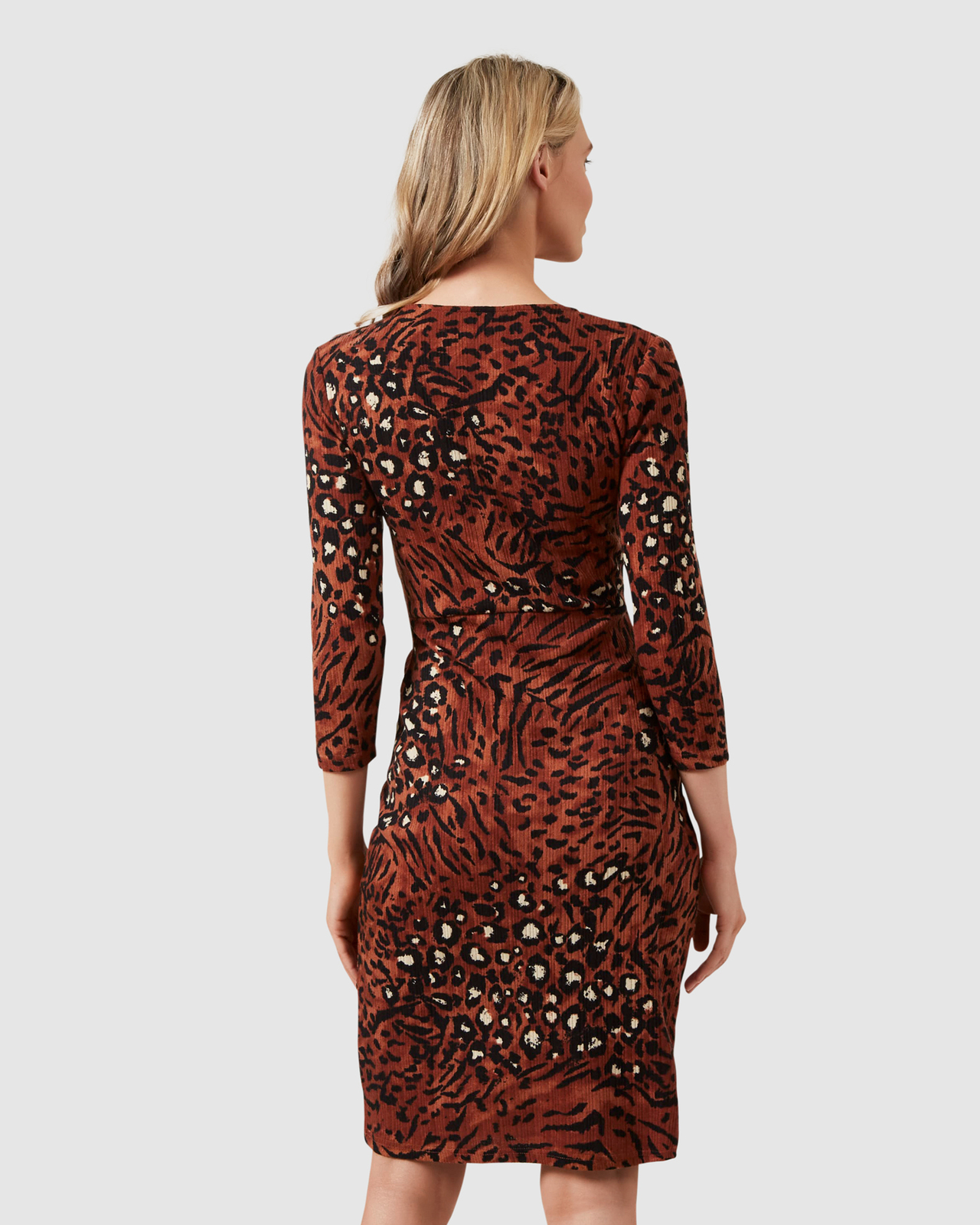 french connection bodycon dress red Babysoft Mock Neck Dress Cayenne Red