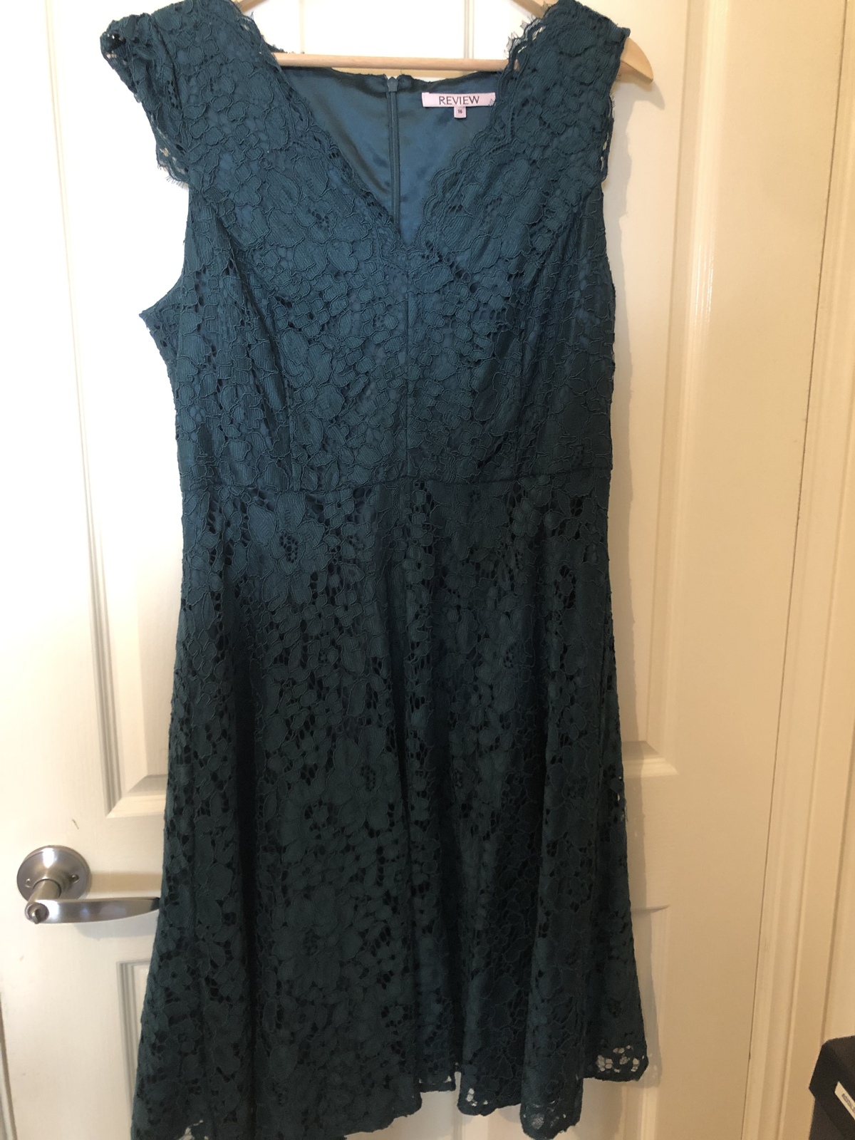 chinese dress ladies Mirrored Print Lace Maxi Dress, Green Multi – Jolie Moi Retail