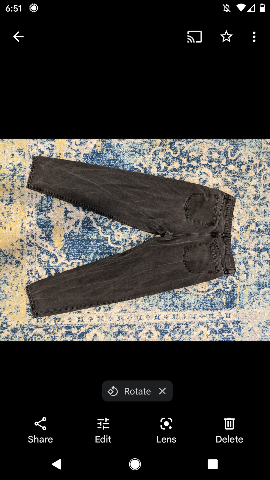Abigail Aged Black Jean