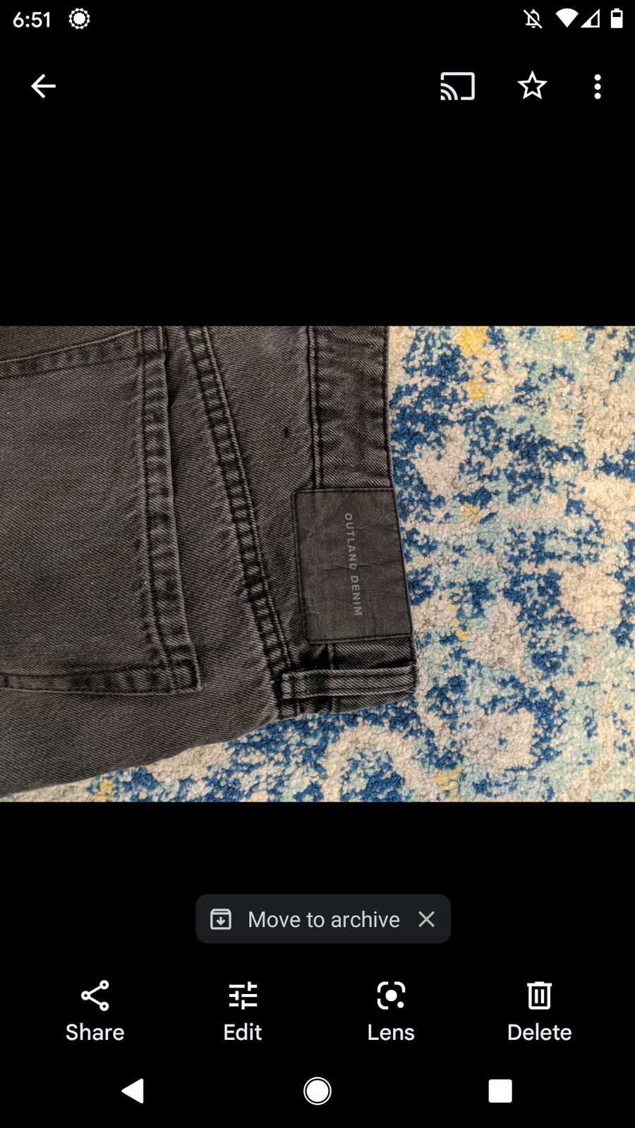 Abigail Aged Black Jean
