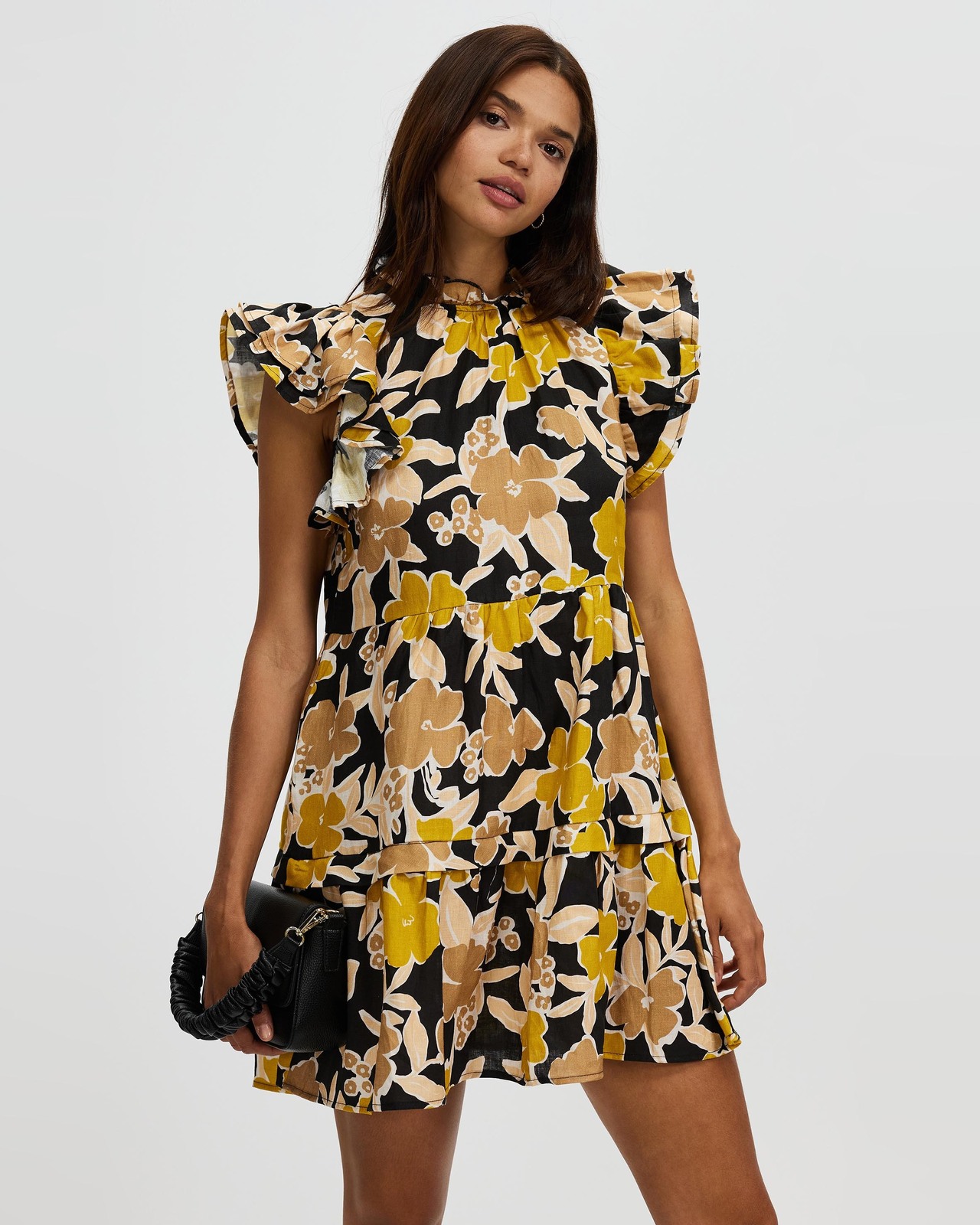 Frill Sleeve Dress