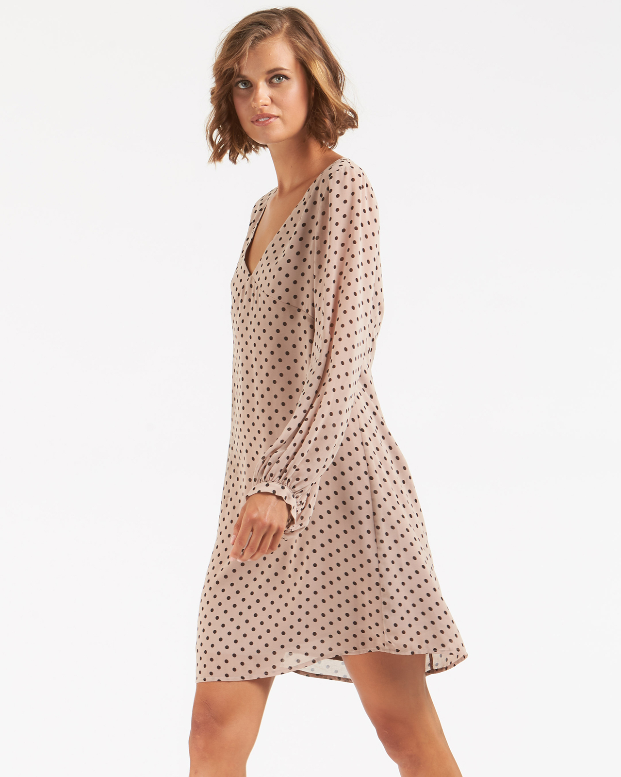 Misty Spot Dress