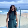 sachin and babi light blue dress Shona Joy - Asteri High Neck Sleeveless Maxi Dress