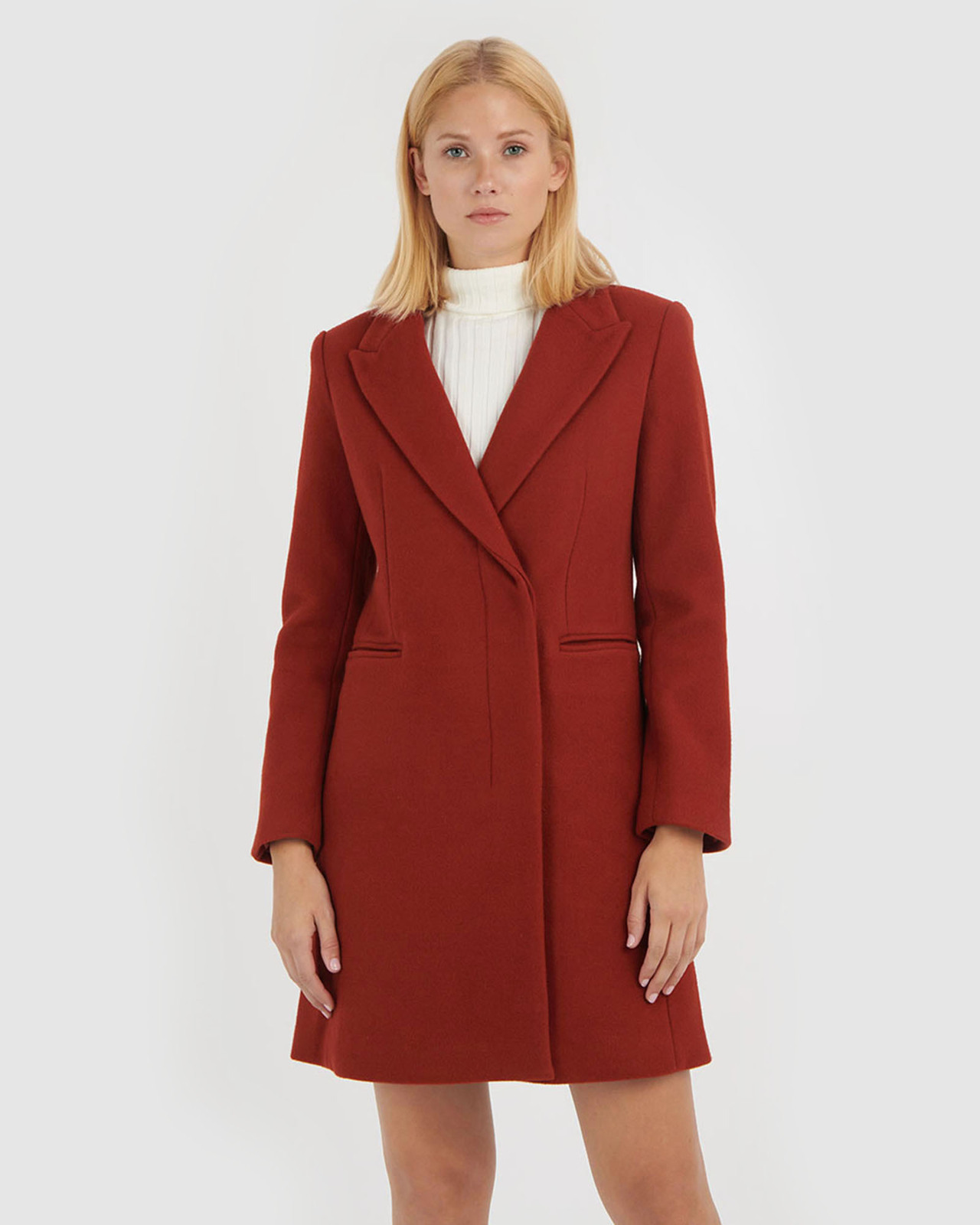 Kaelynn Wool-Blend Coat