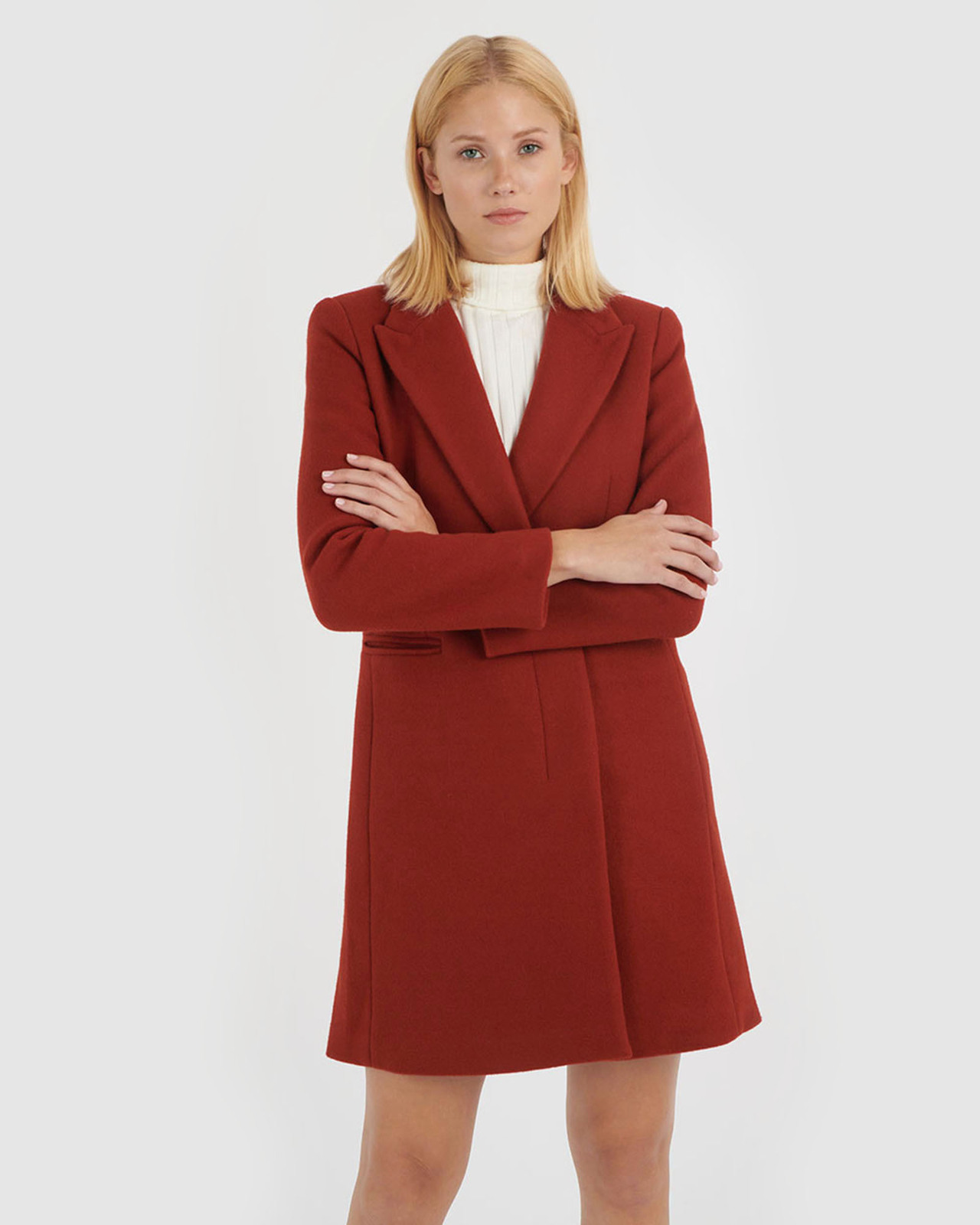 Kaelynn Wool-Blend Coat