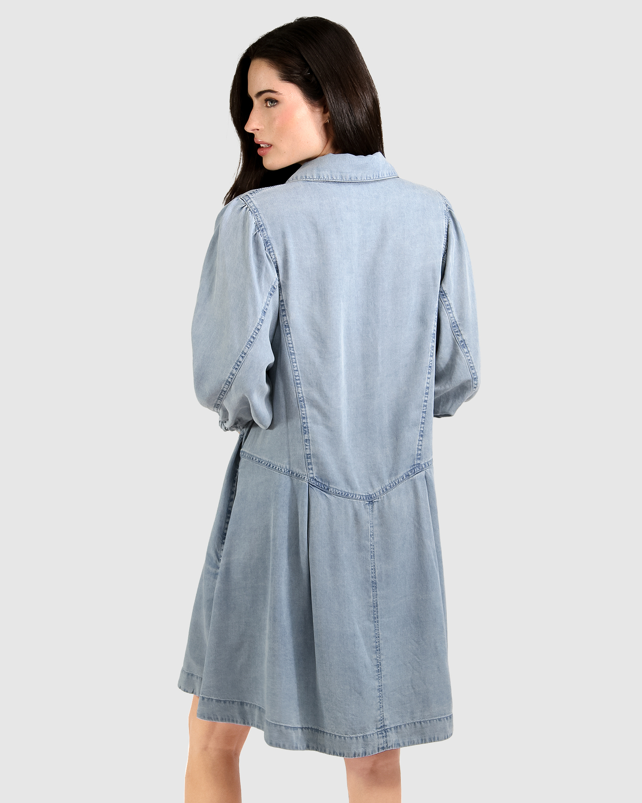 Supercut Denim Dress