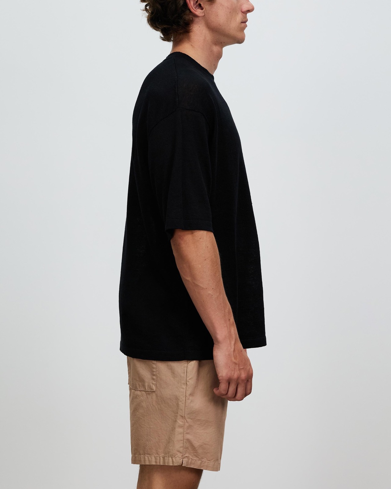 Linen Knit Tee