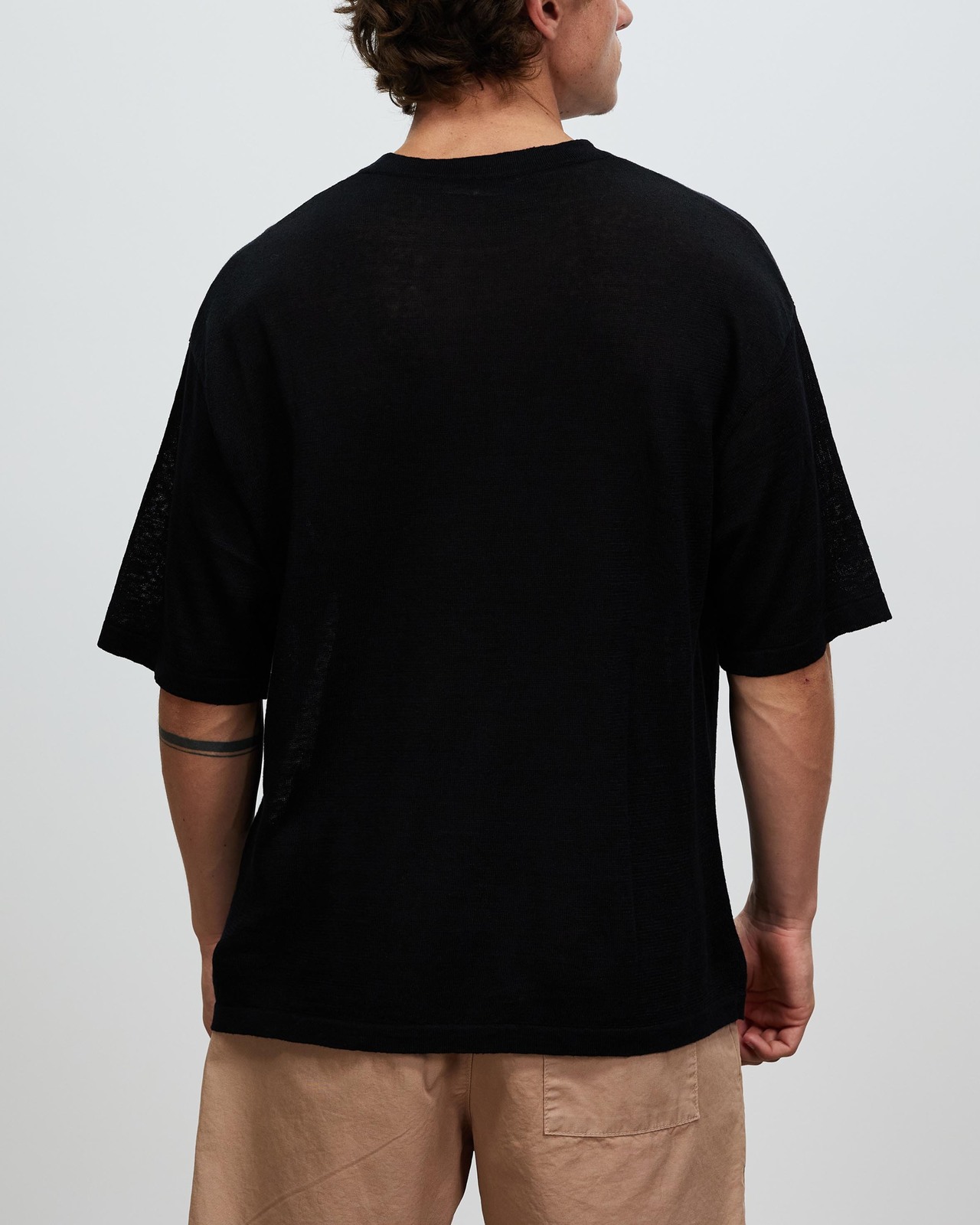 Linen Knit Tee