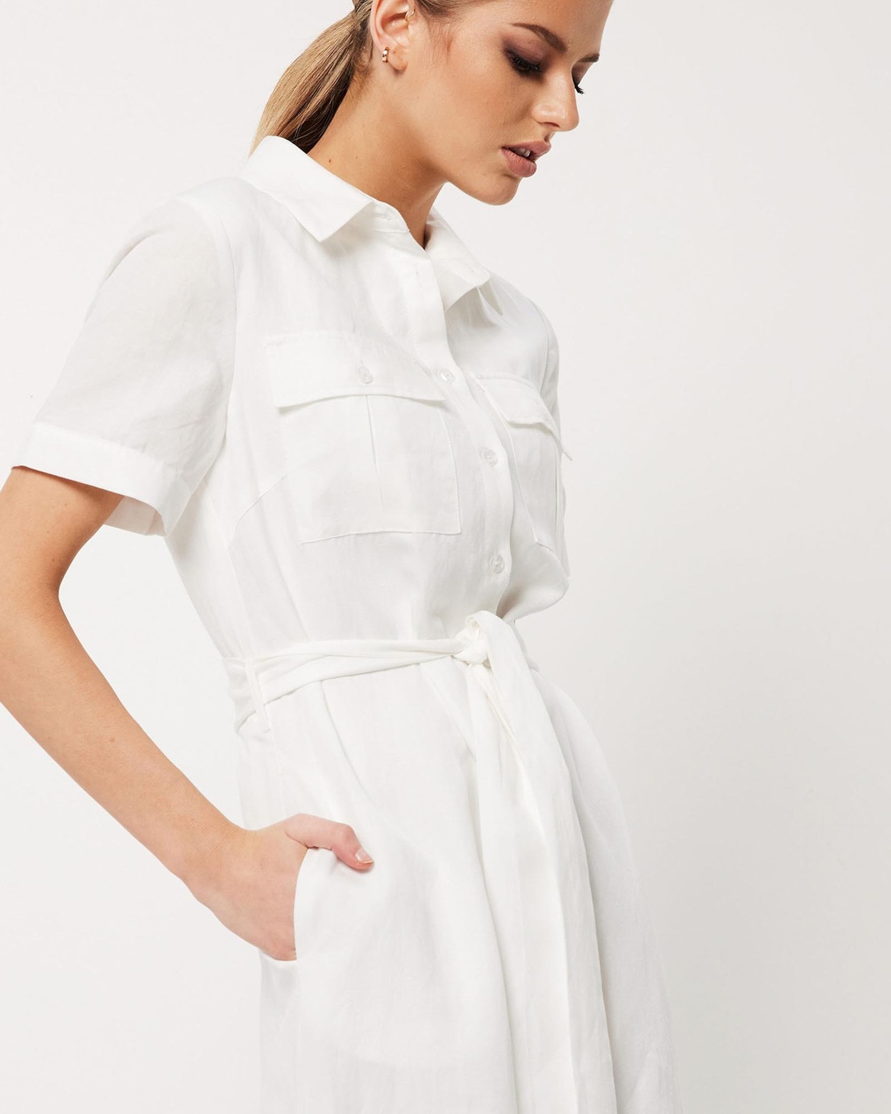 mossman white shirt dress Roam Mini Dress - Mossman