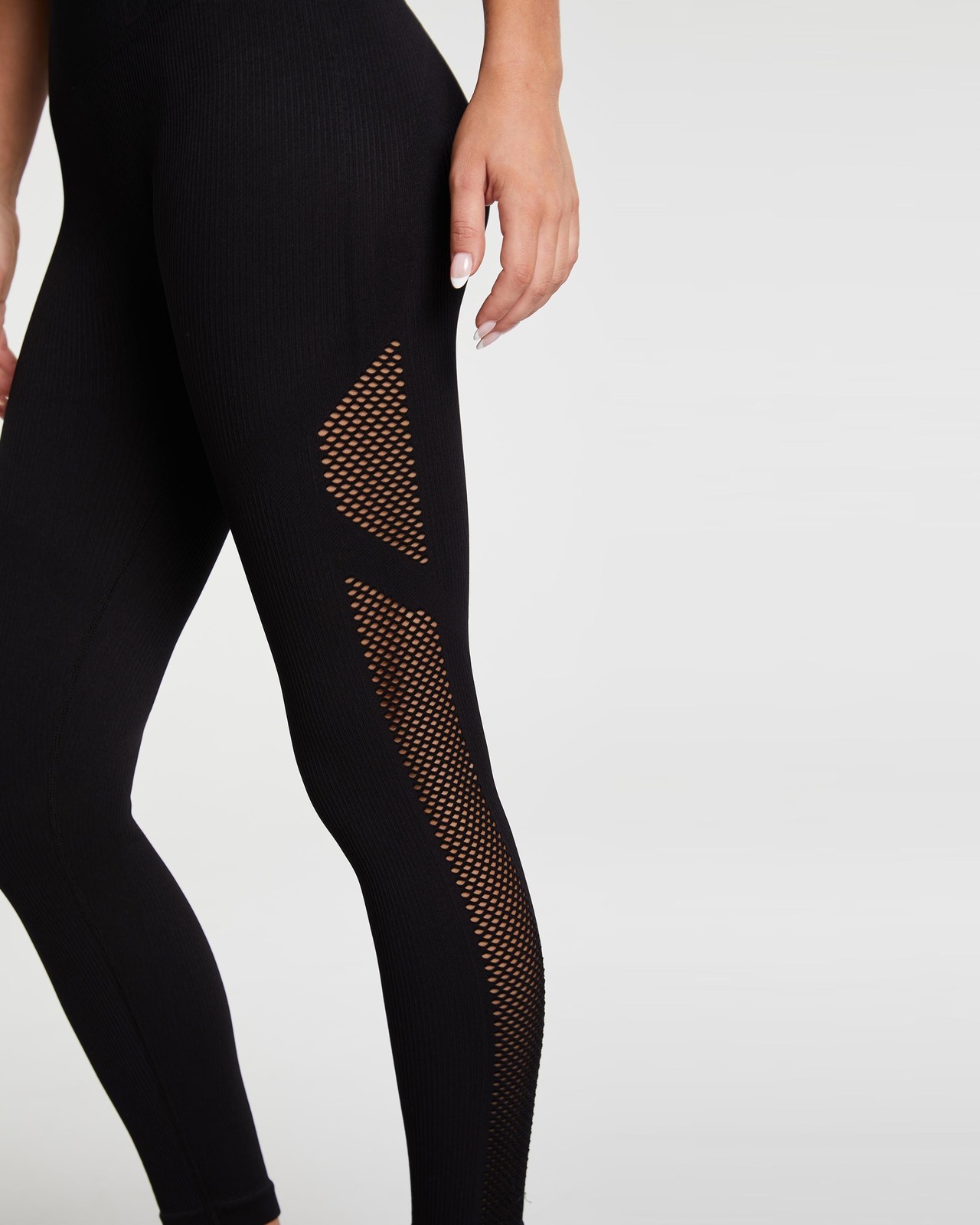 High-Waisted 7/8 Seamless Rib Tights