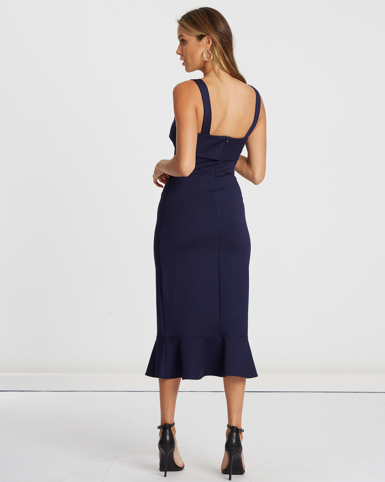 Reese Frill Midi Dress