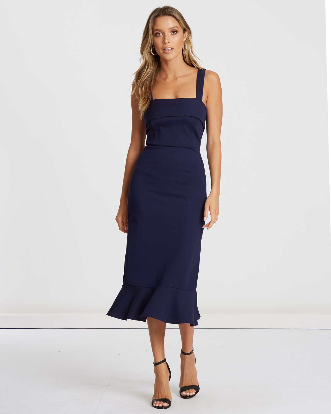 Reese Frill Midi Dress