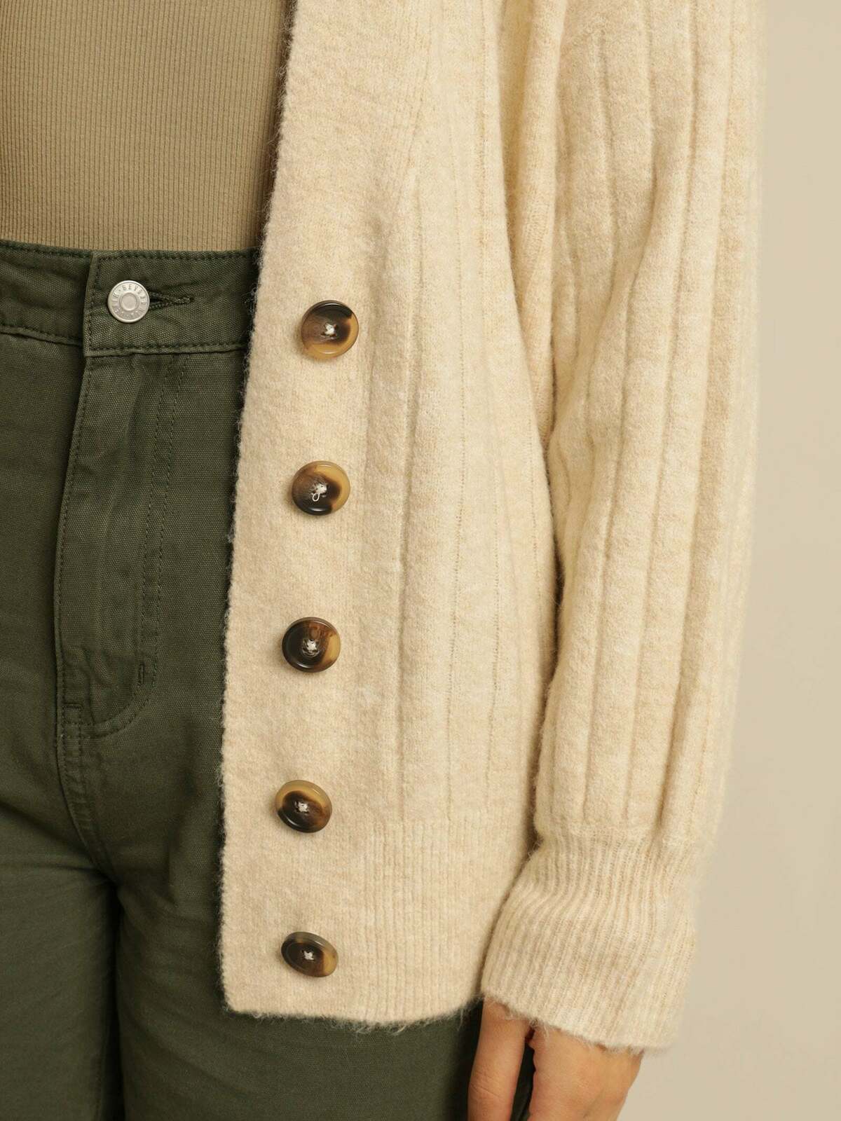 Abby Oversized Cardigan in Cream