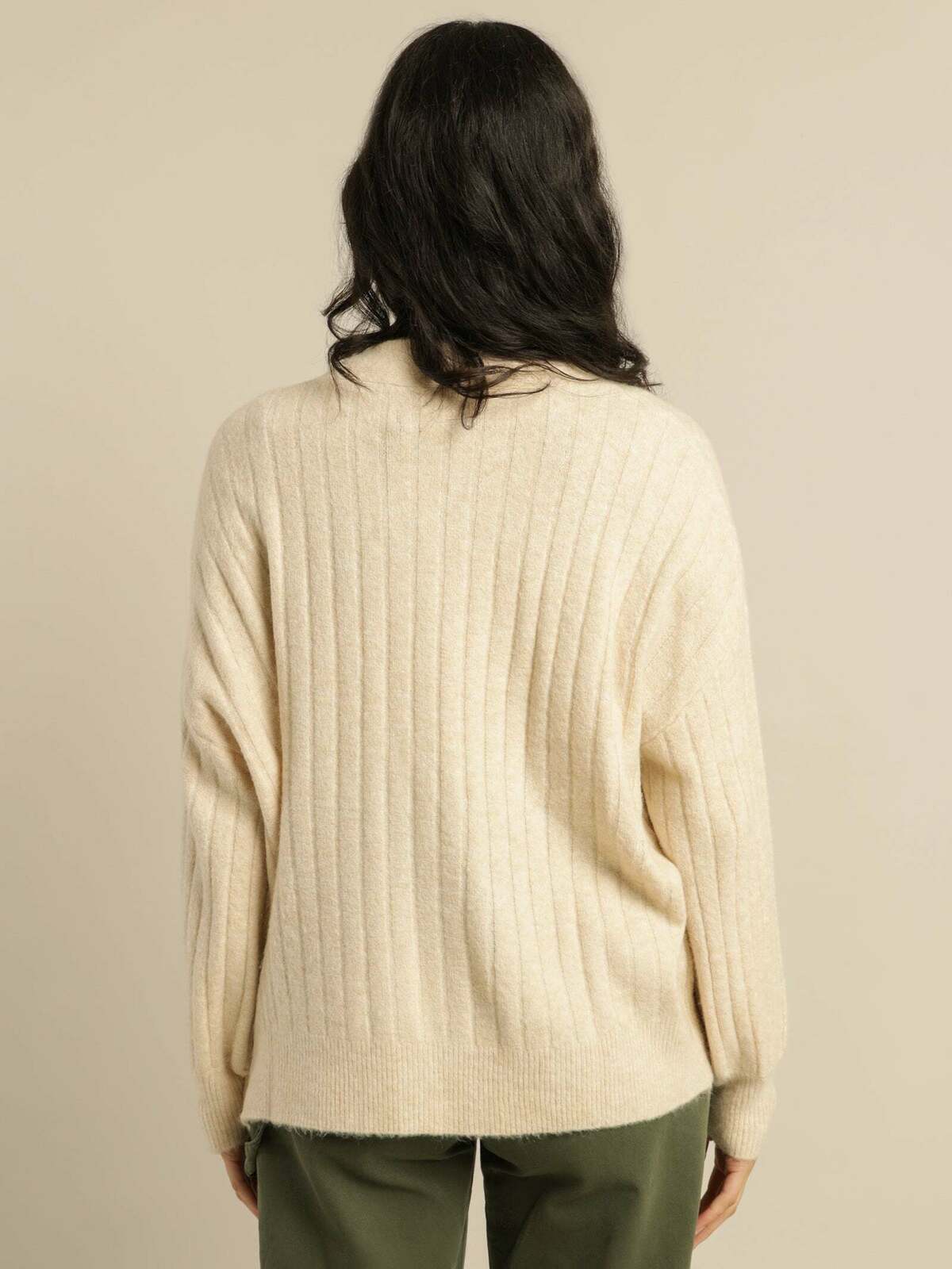 Abby Oversized Cardigan in Cream