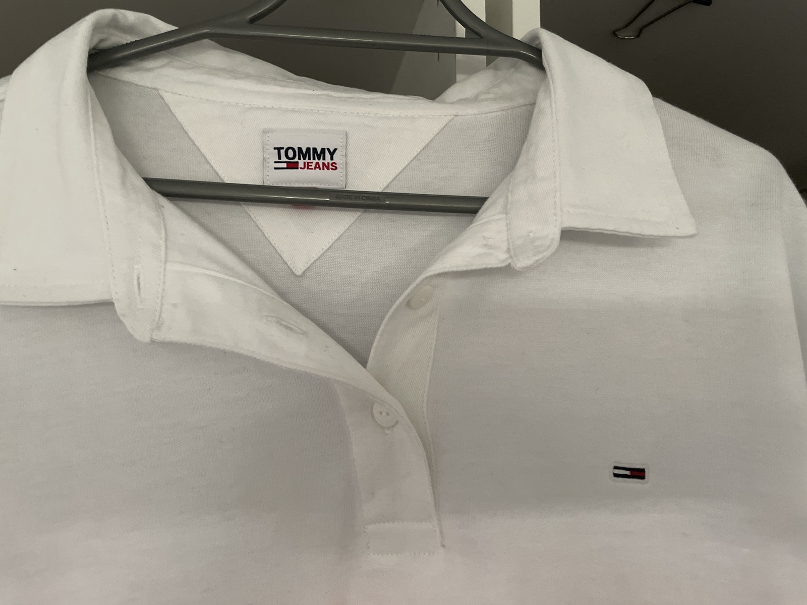 Tommy Jeans Long Sleeved Cropped Polo