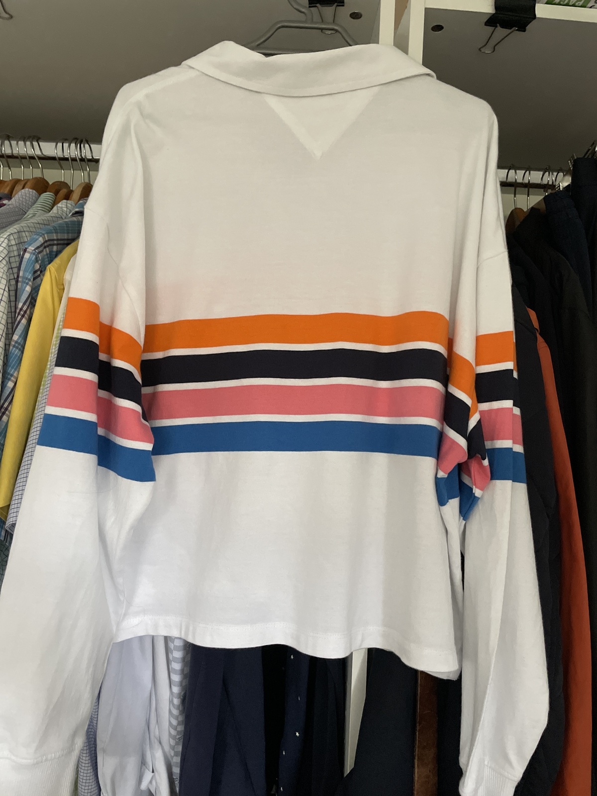 Tommy Jeans Long Sleeved Cropped Polo