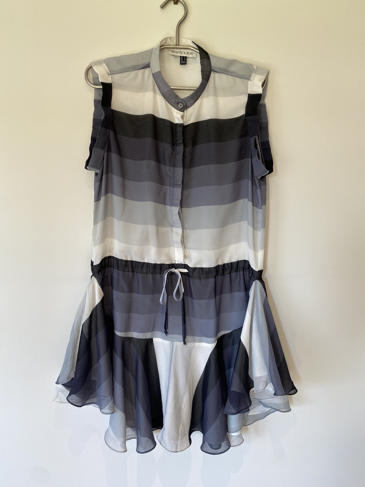 Mini Drawstring Shirt Dress