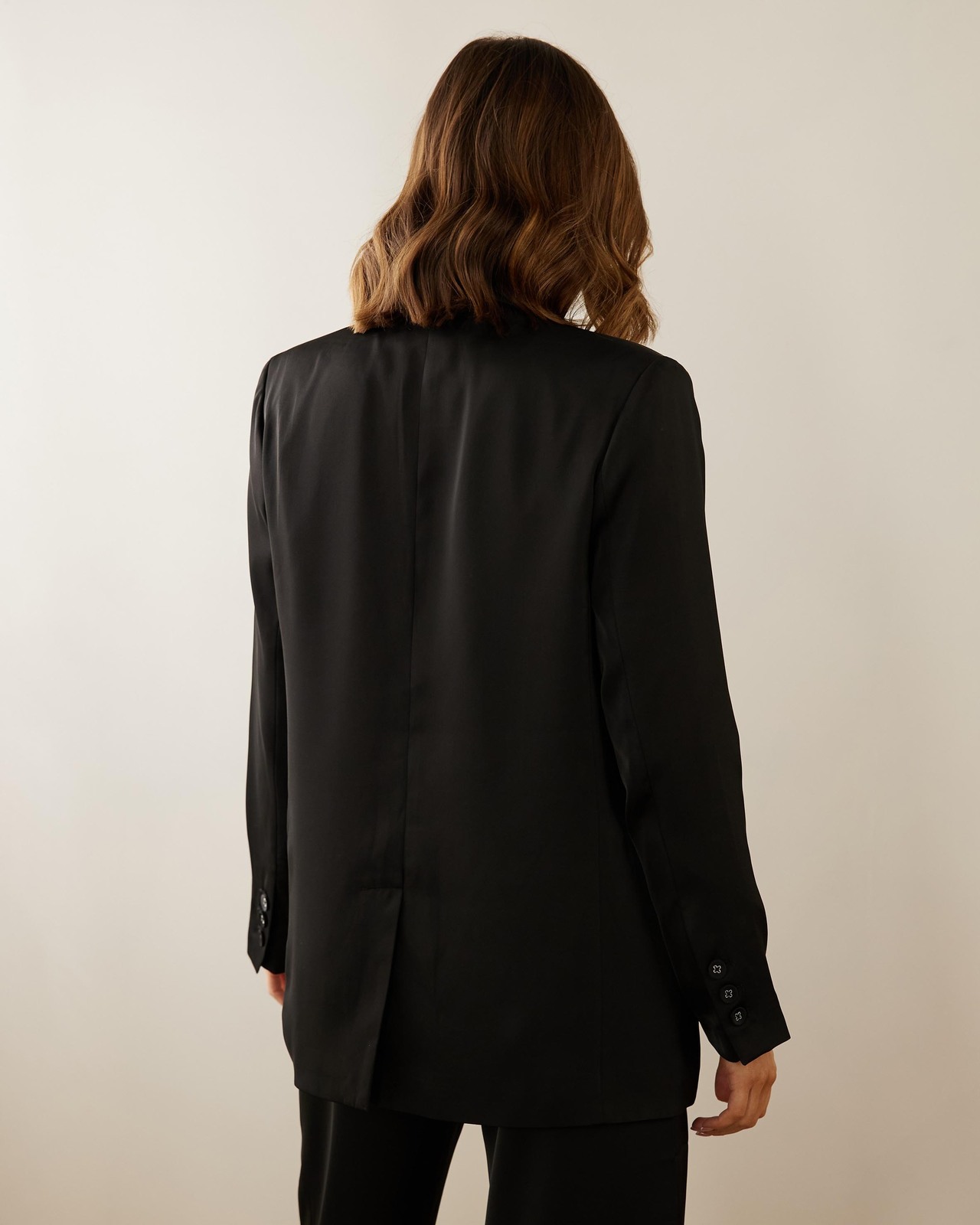 Aubrielle Satin Blazer