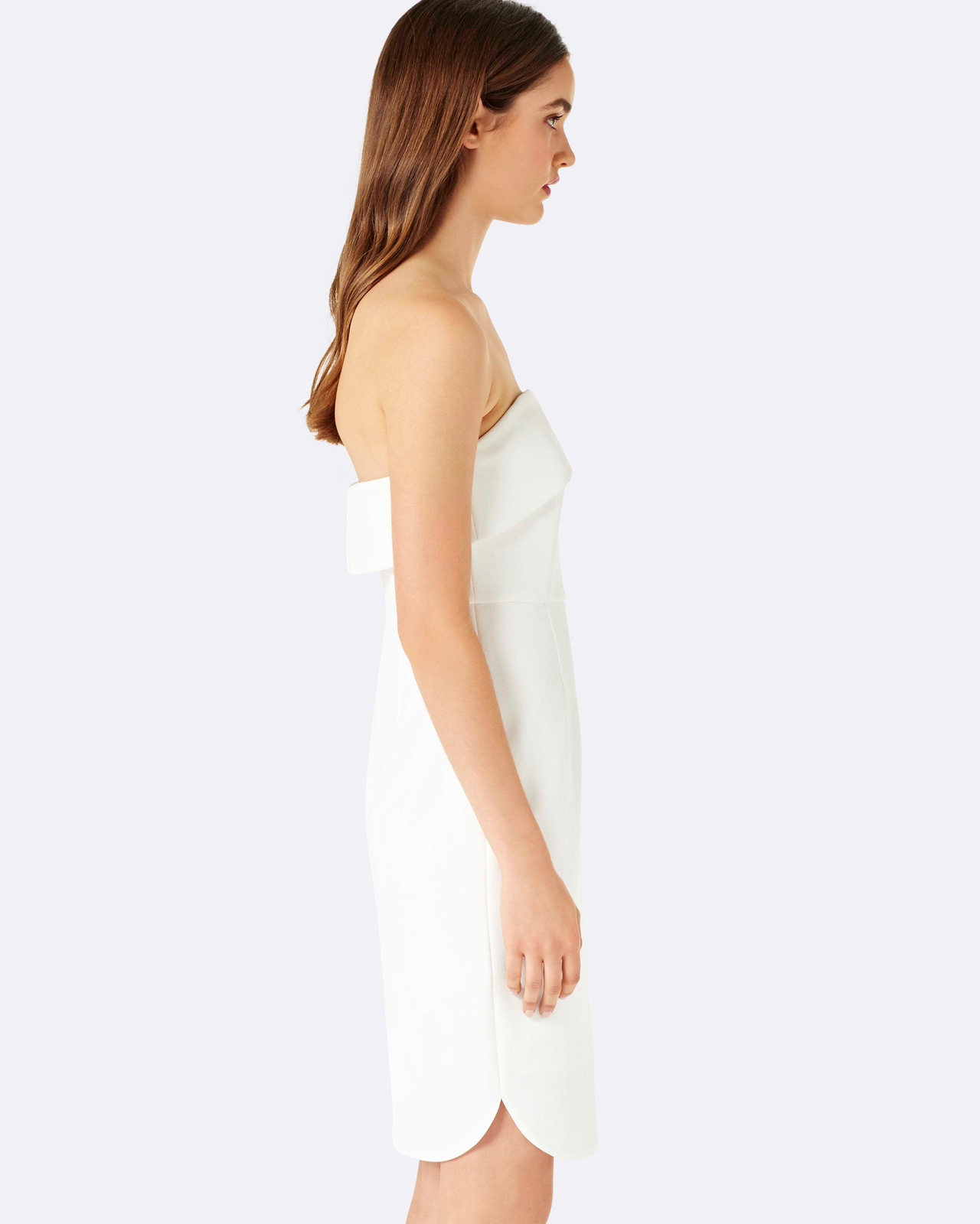 Gina Strapless Midi Dress
