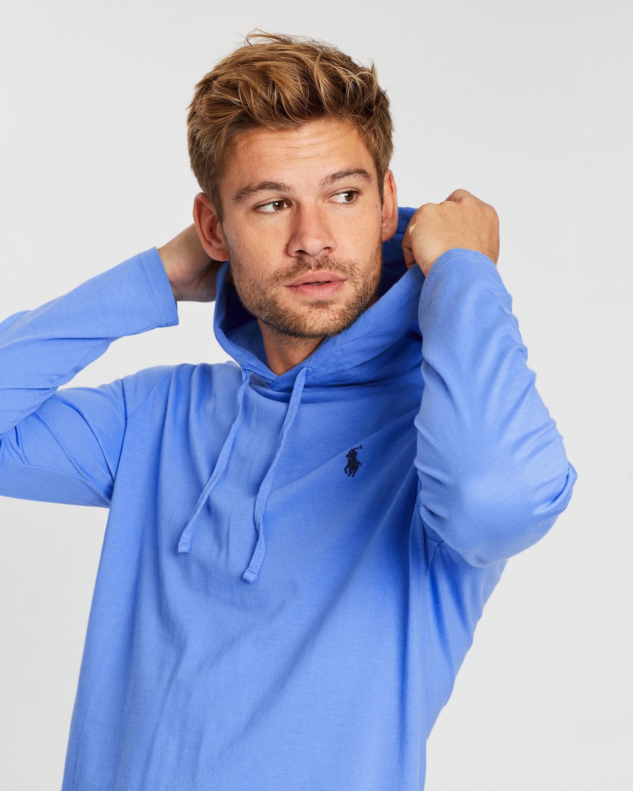 Long Sleeve Hooded Jersey T-Shirt