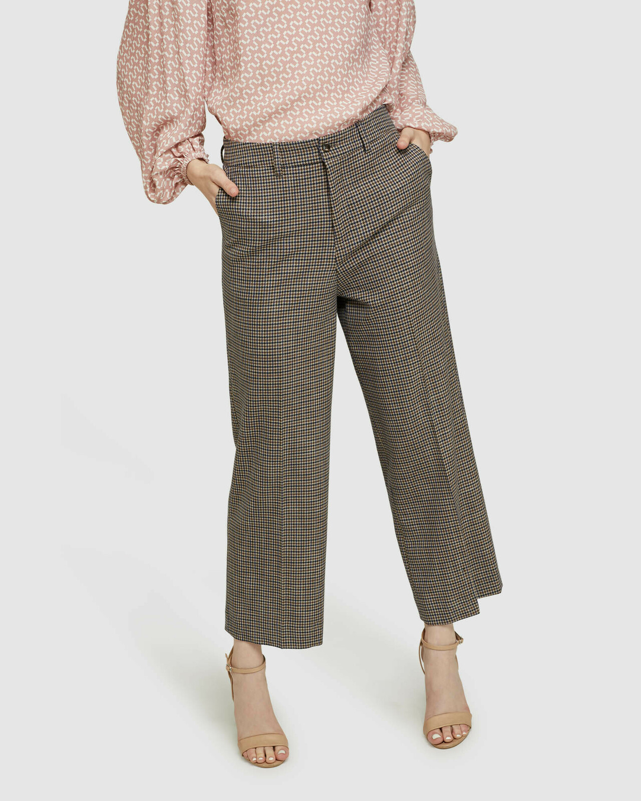 Helena Eco Crop Check Pants