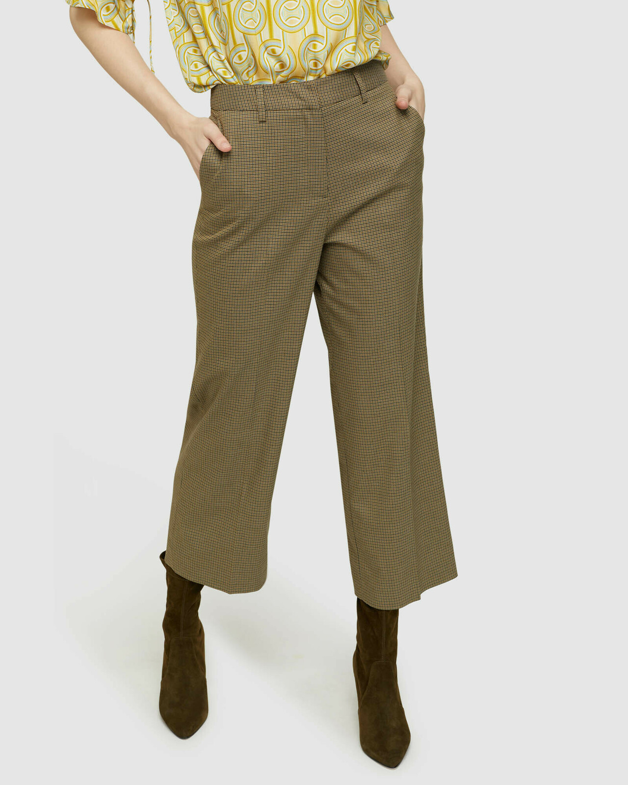 Helena Eco Crop Check Pants