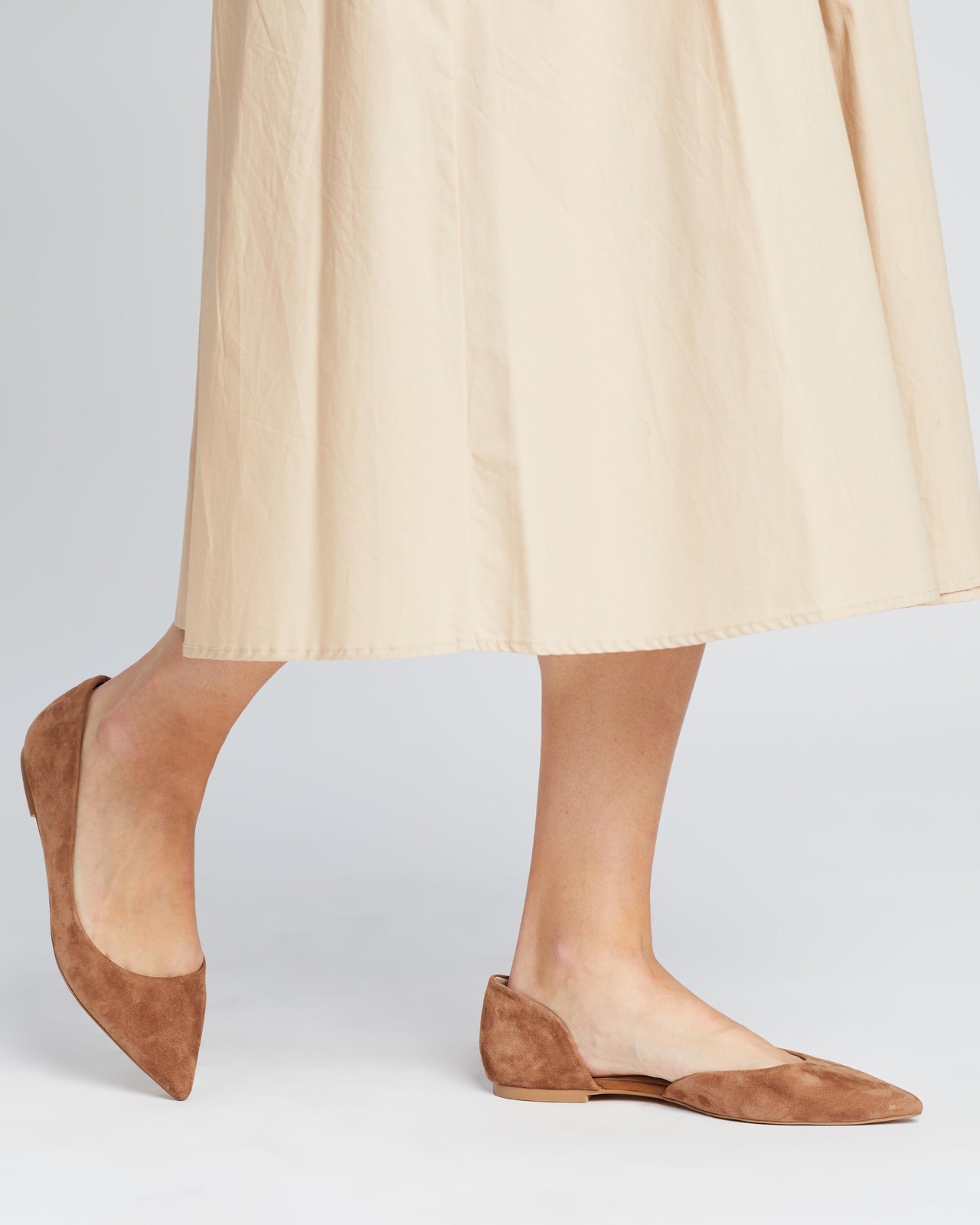 Kasey Leather d'Orsay Flats