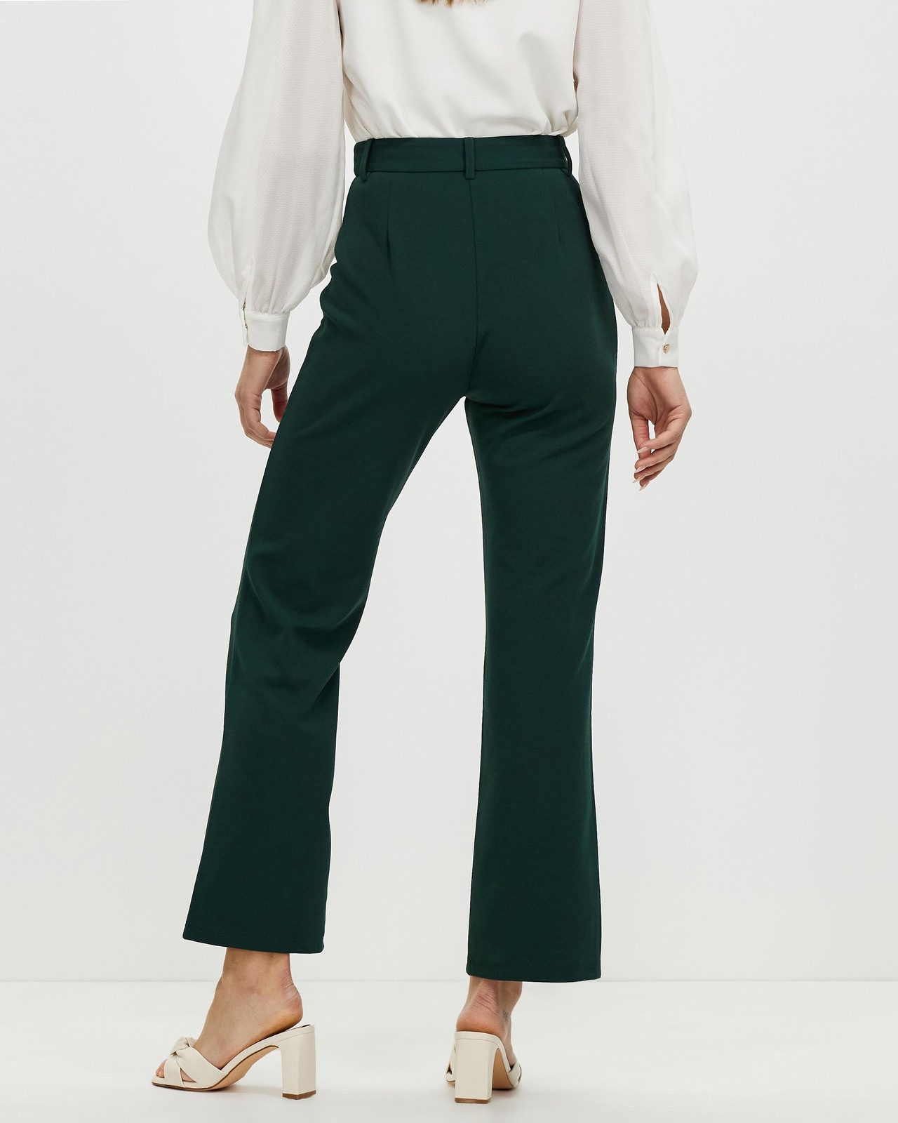 Talena Crepe Stretch Pintuck Pants