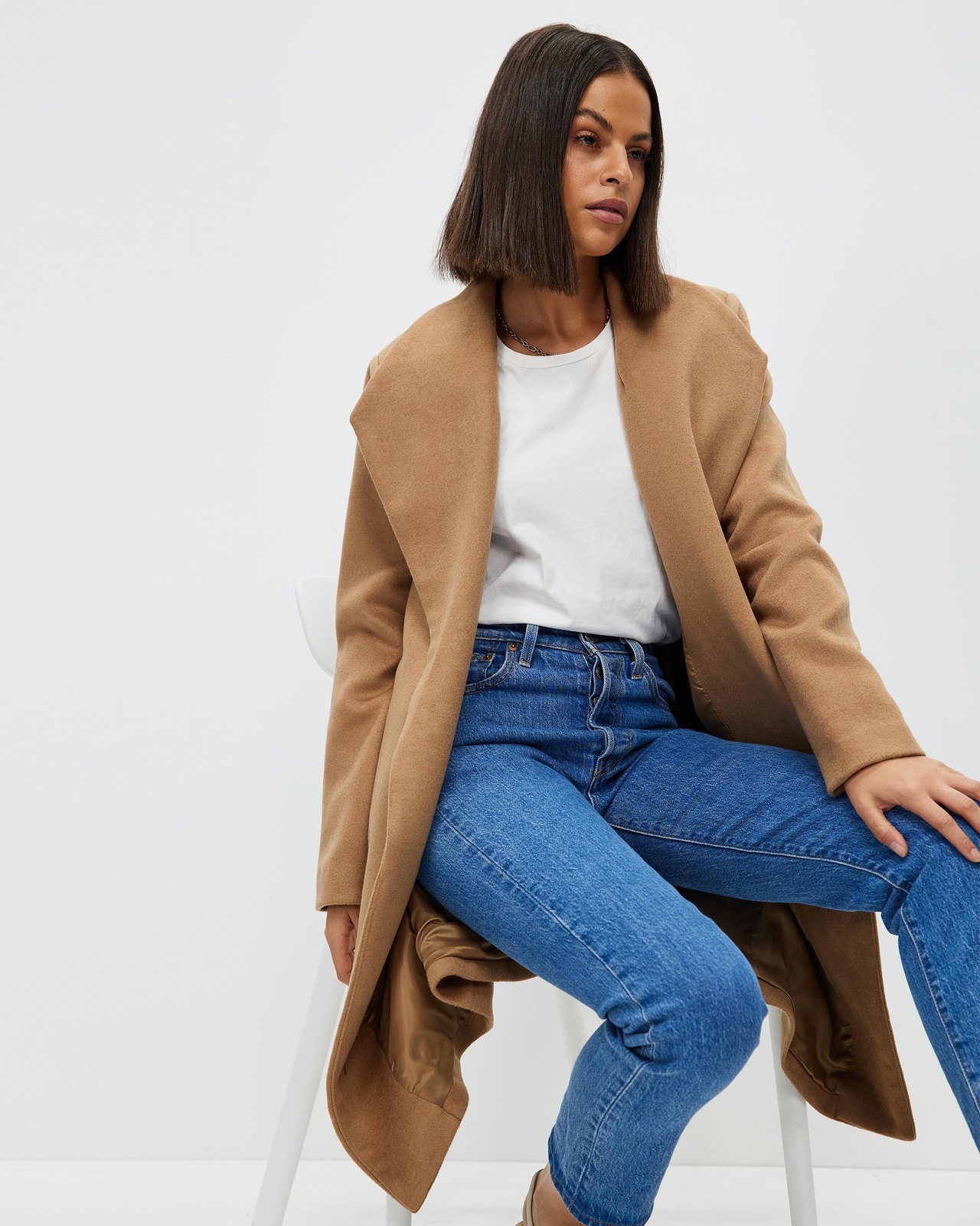 Isla Wool Blend Coat