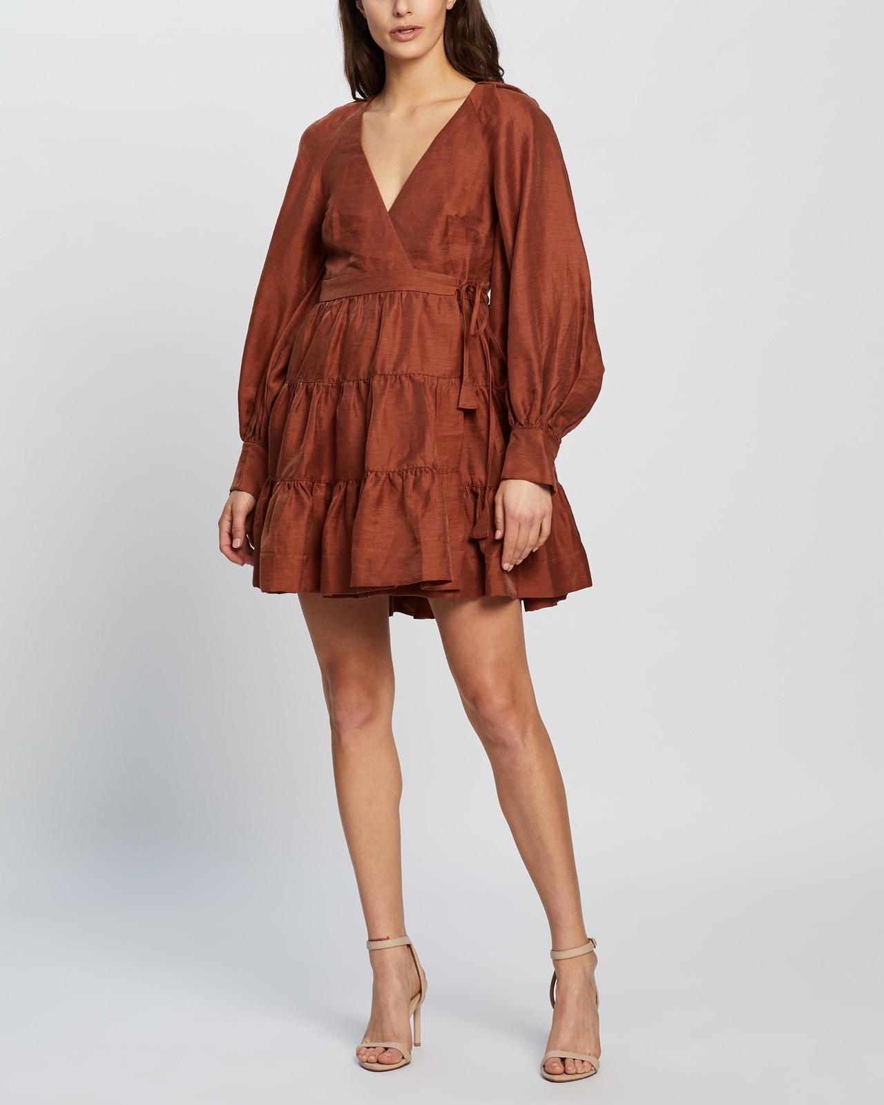 shona joy wrap mini dress Rent Shona Joy
