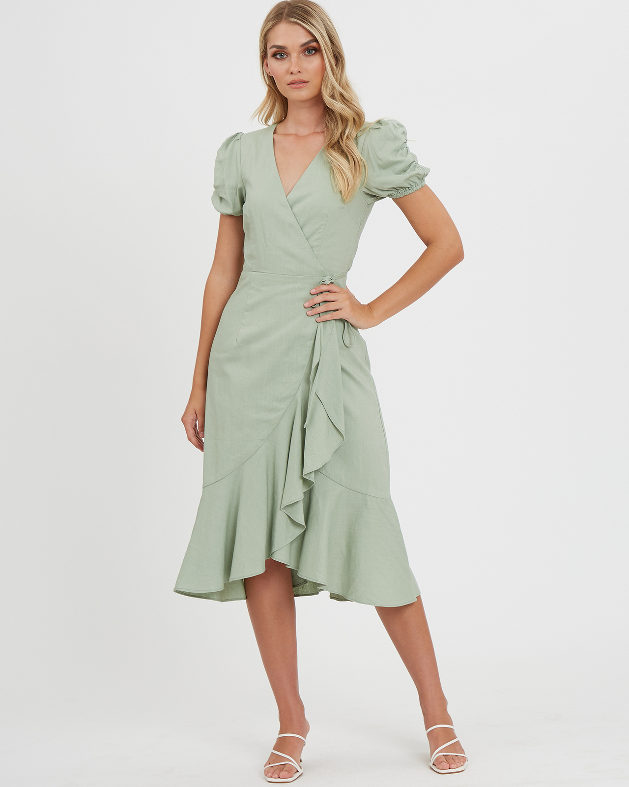 Zenith Wrap Midi Dress