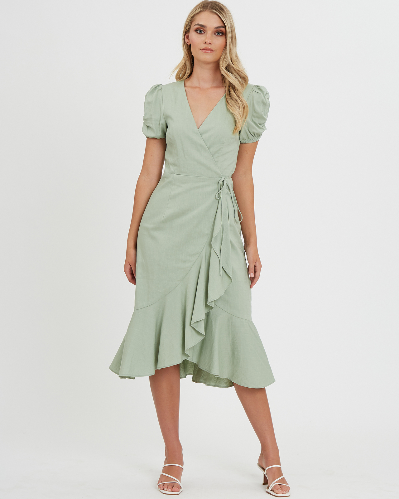 Zenith Wrap Midi Dress