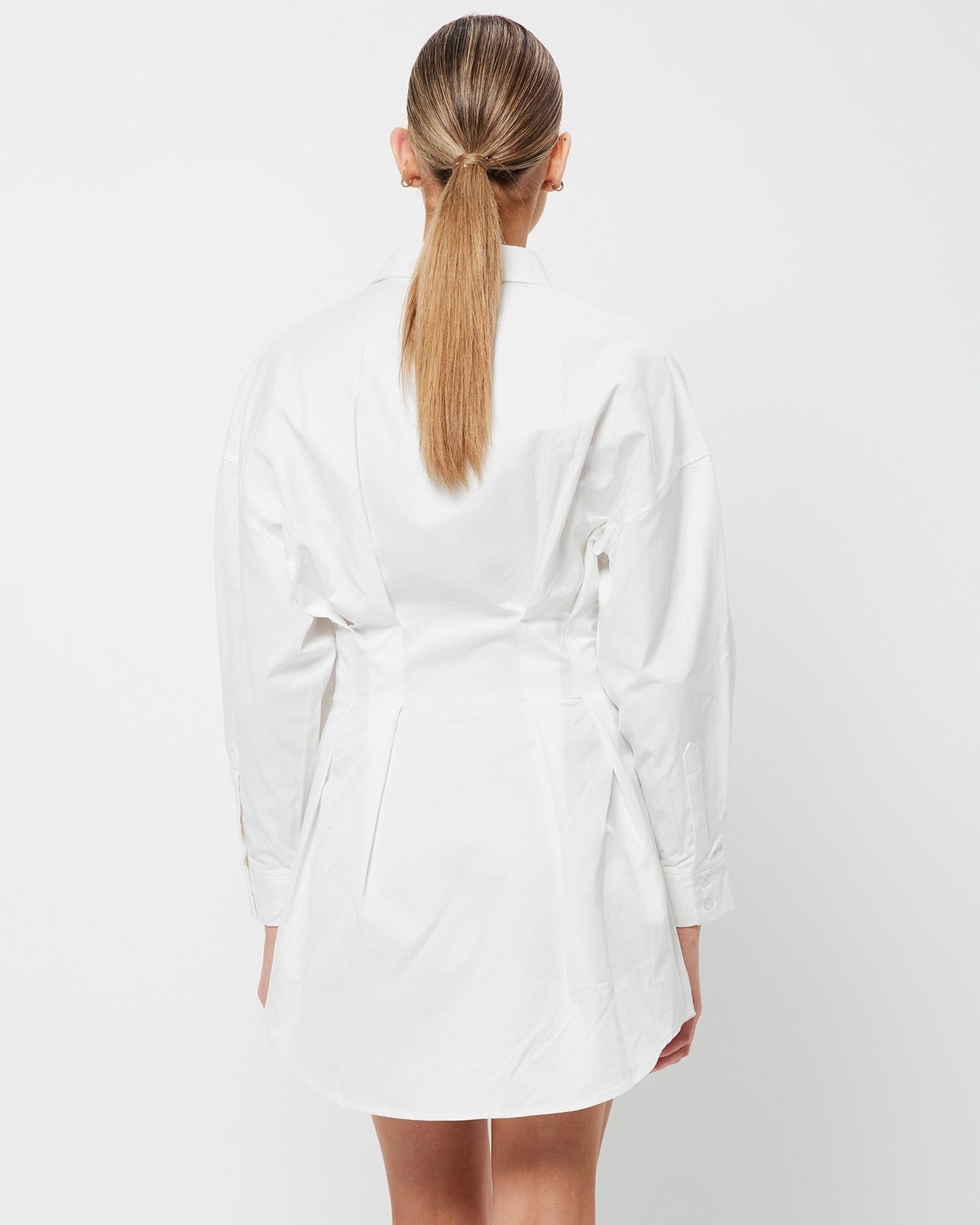 mossman white shirt dress denkatidis on LTK
