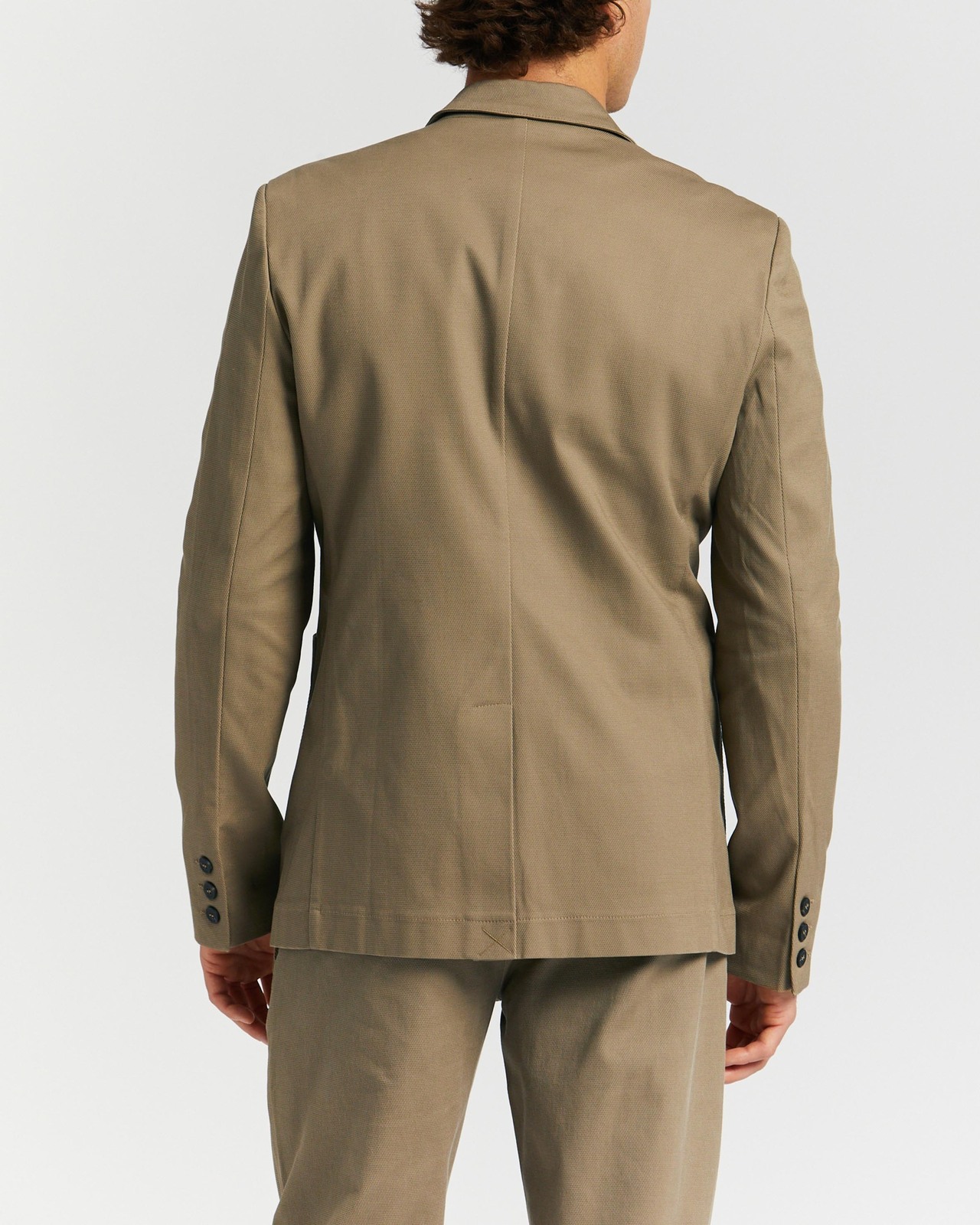 Organic Pique 2-Button Blazer