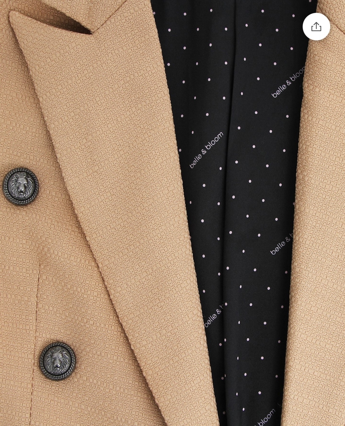 Princess Polina Textured Weave Blazer