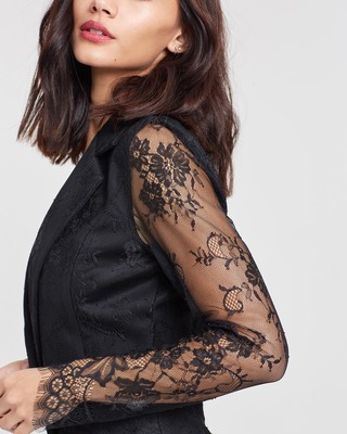 Missguided Lace Blazer Dress - AirRobe