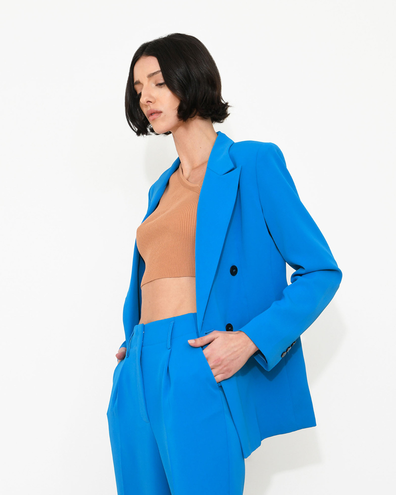 Sapphire Double Breasted Blazer (matching pants available too) AirRobe