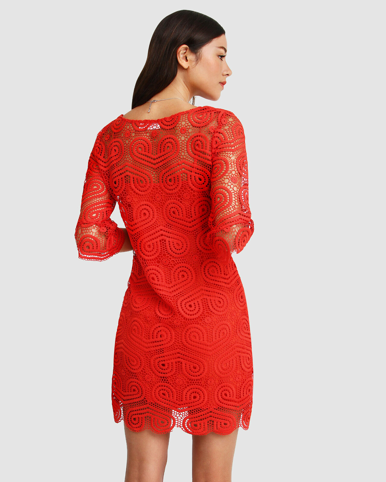 Irresistible Crochet Mini Dress