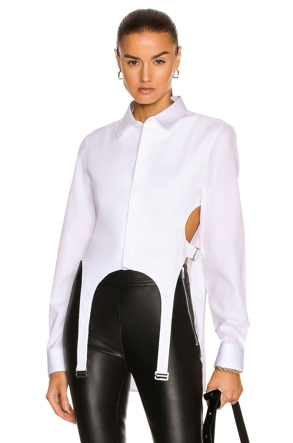 【関税込み】Dion Lee オフホワイト Garter Tシャツ Dion Lee White Garter Long Sleeve T-Shirt – BlackSkinny