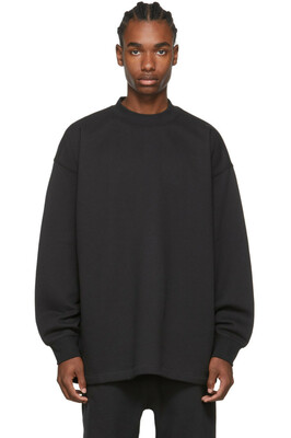 ESSENTIALS Fear of God relaxed crew neck/Black - AirRobe