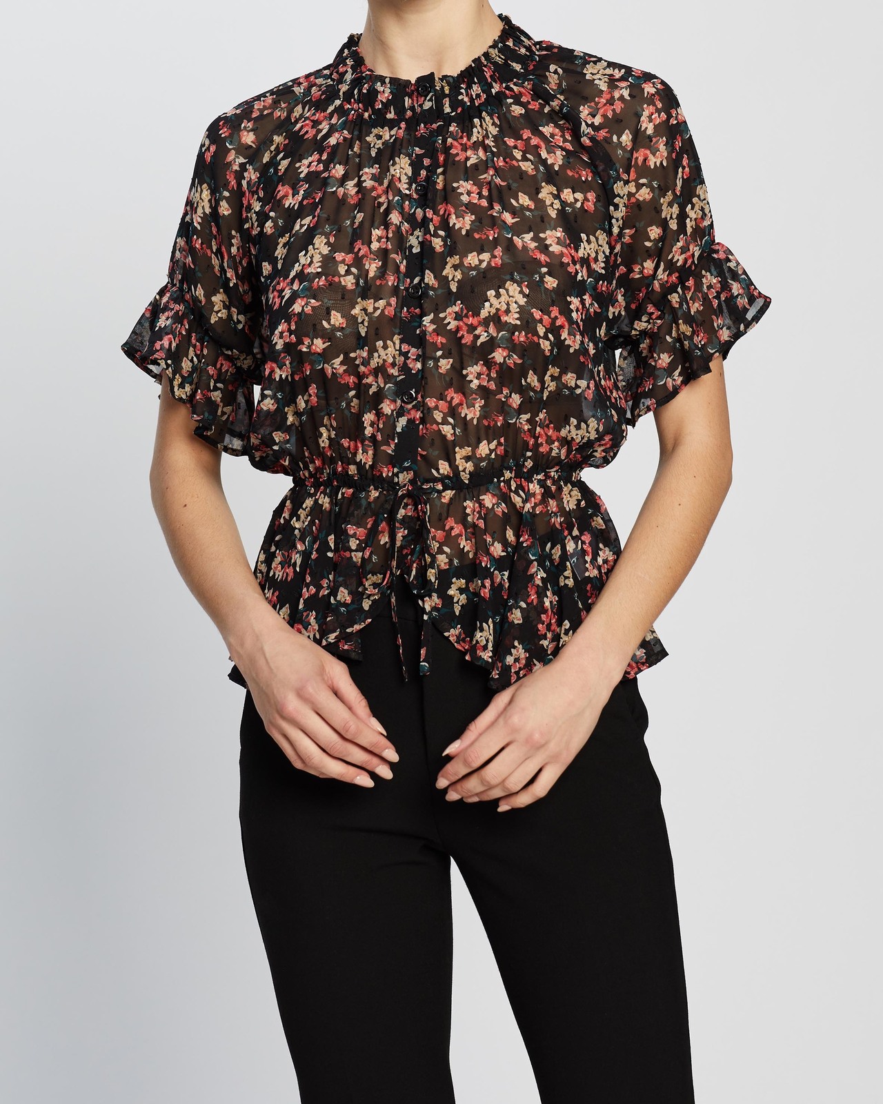 Kailyn Gathered Waist Top