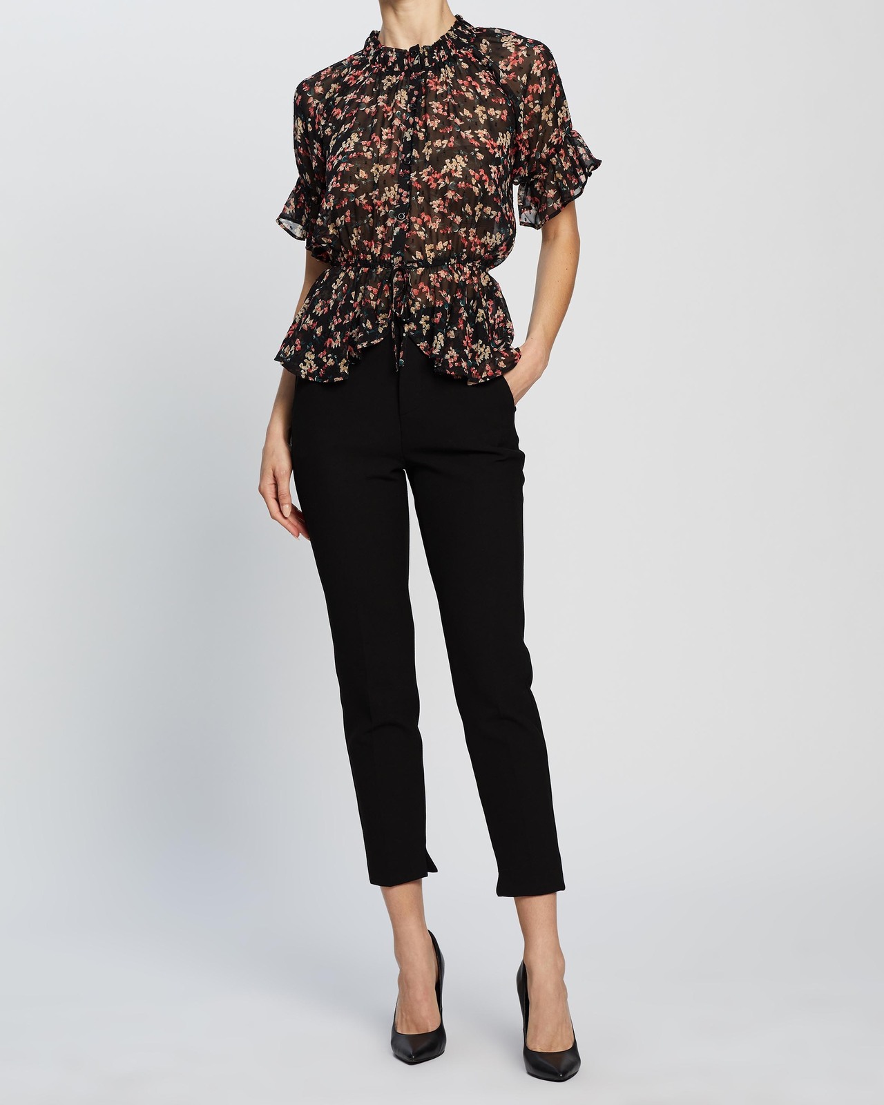 Kailyn Gathered Waist Top