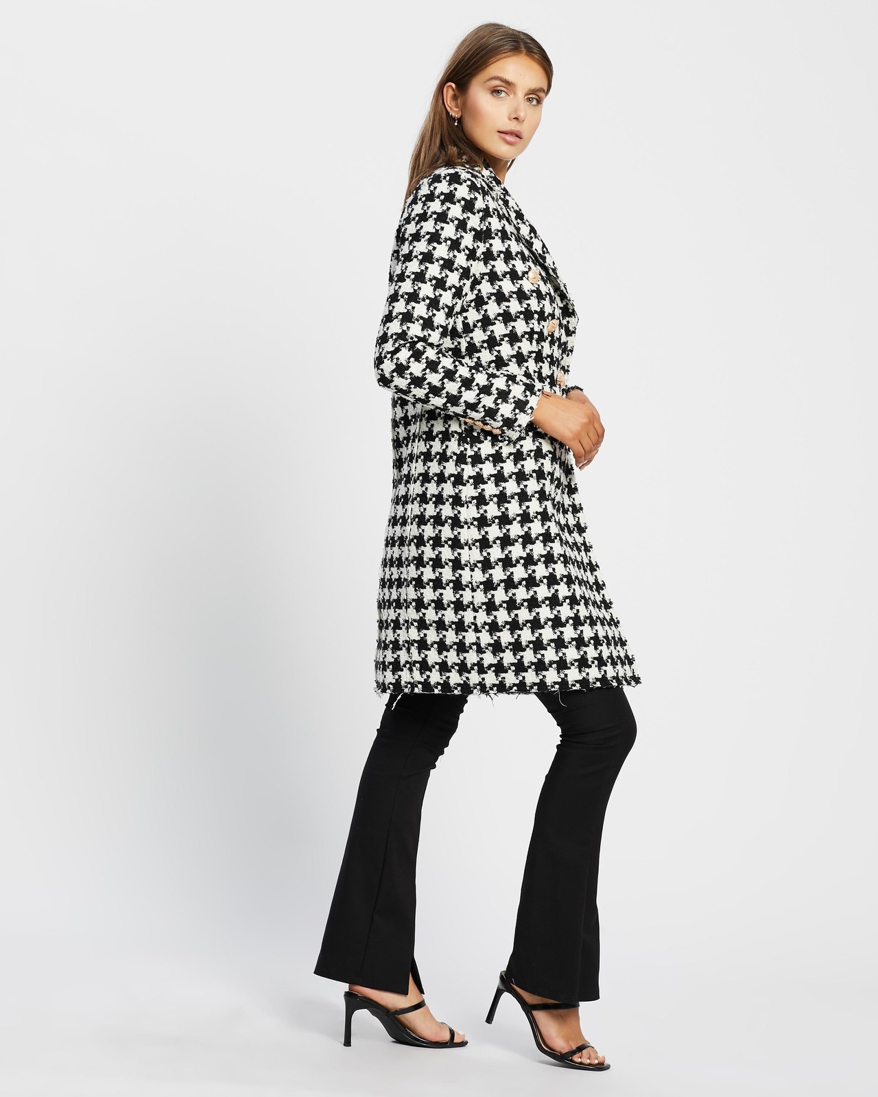 Bonnie Houndstooth Coat