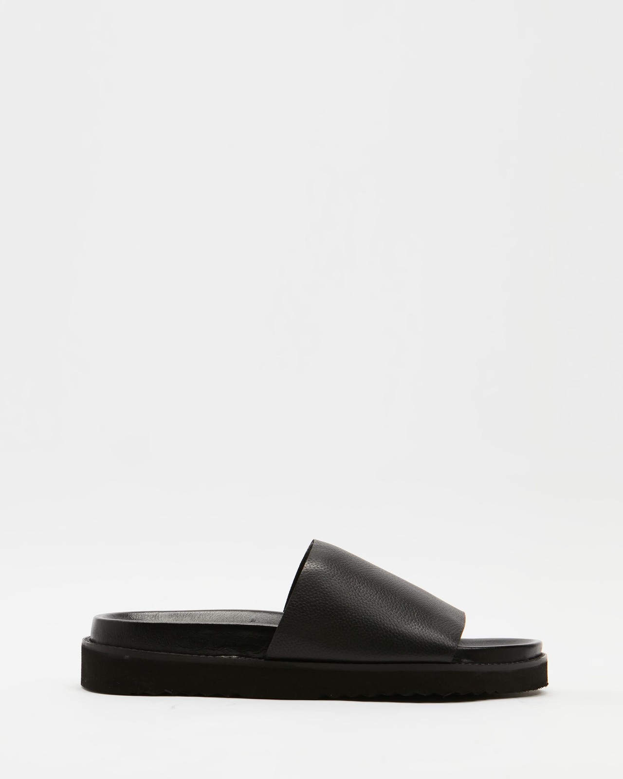Max Leather Slides