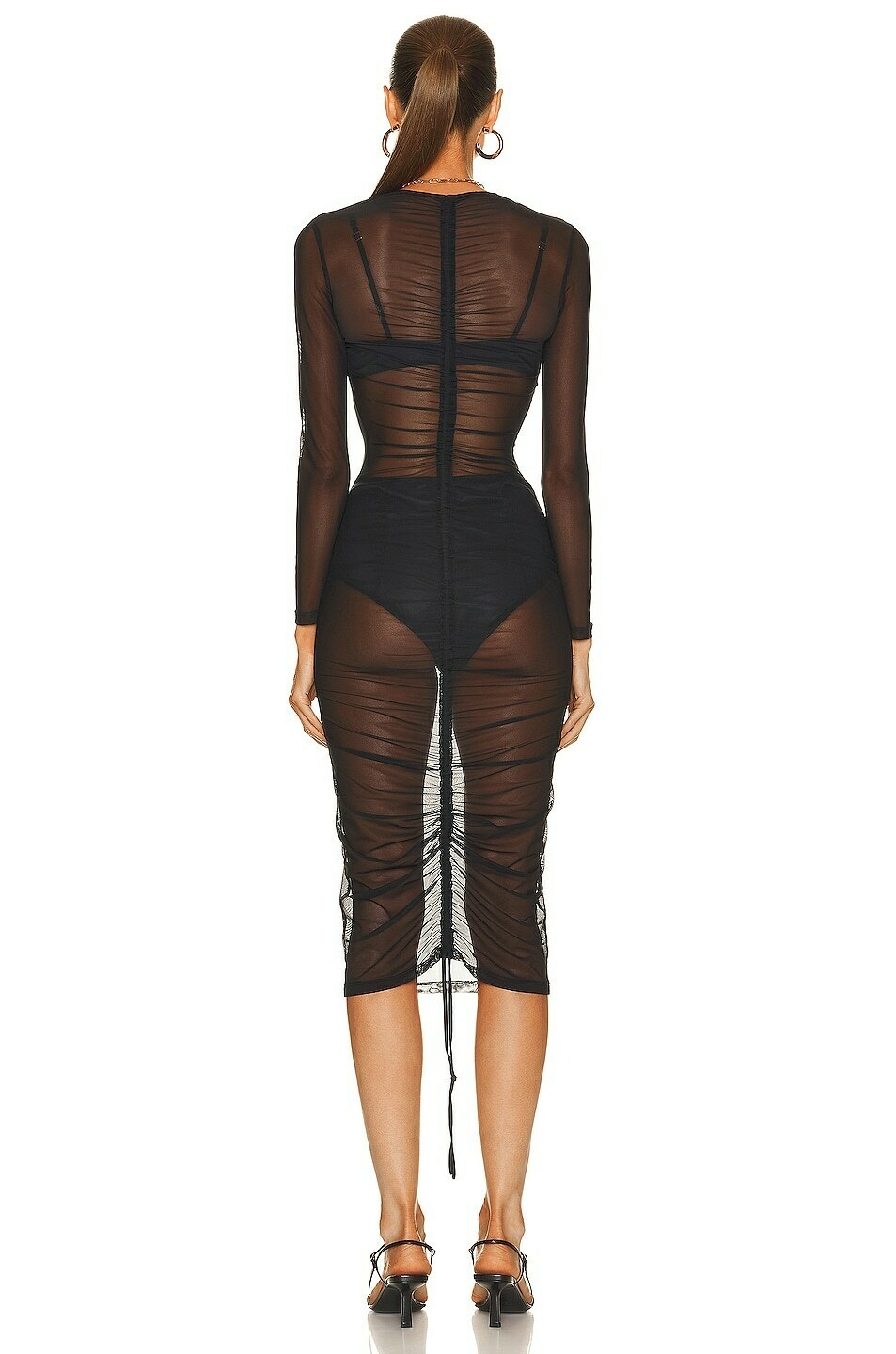 Agent Provocateur Agent Provocateur Laury Coverup Dress in Black - AirRobe