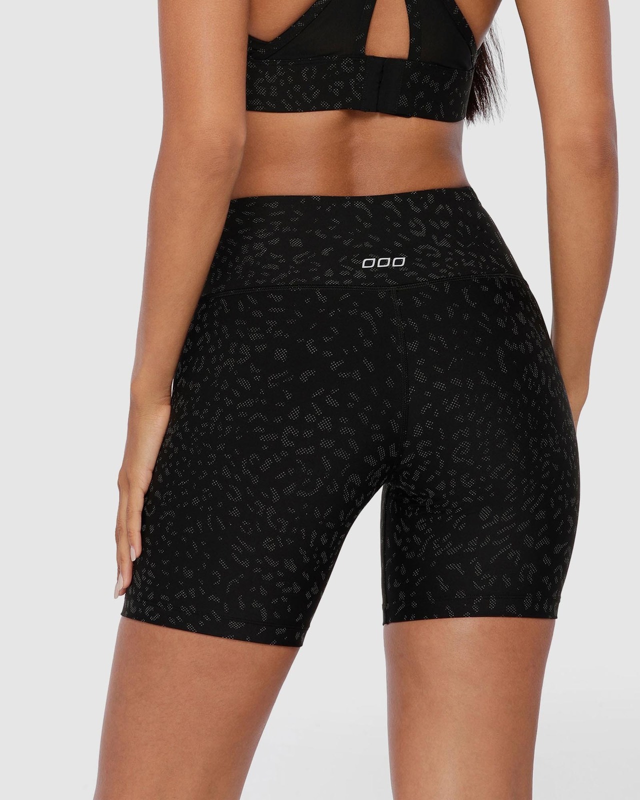 Reflective Night Cat Bike Shorts