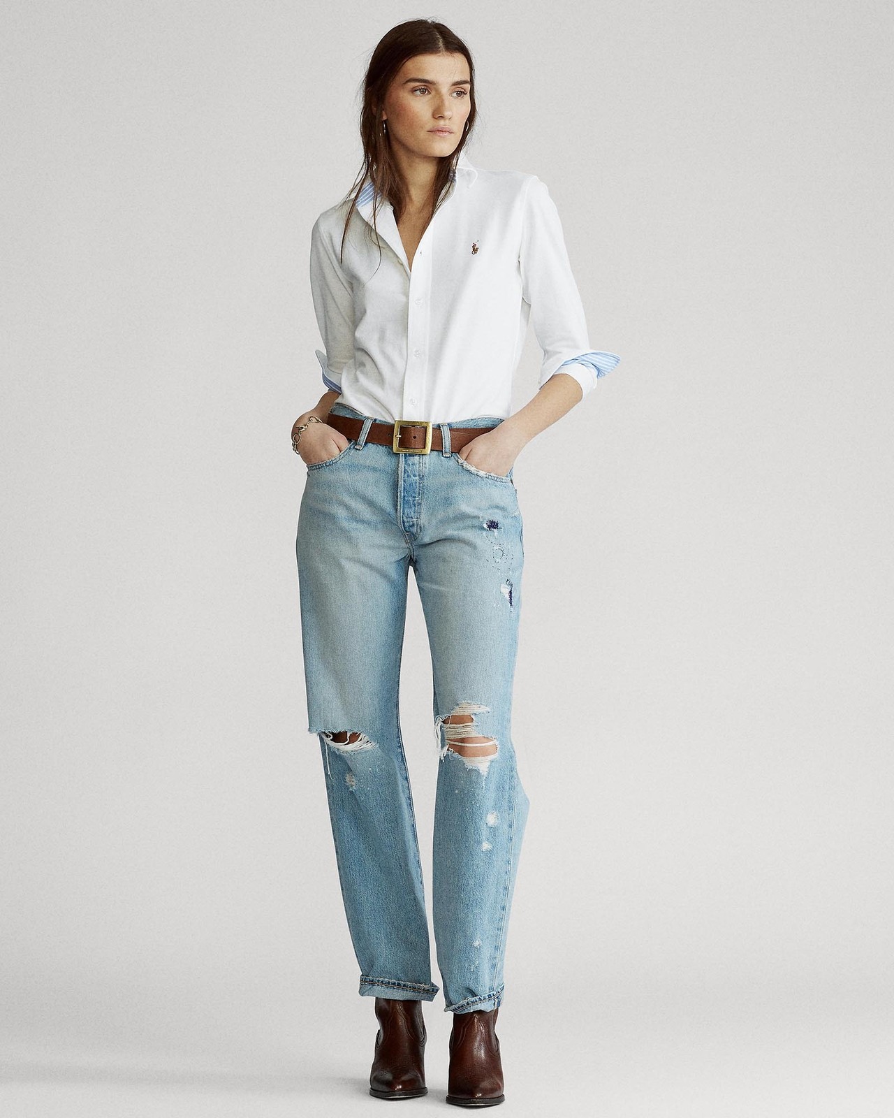 Polo Ralph Lauren Knit Cotton Oxford Shirt AirRobe